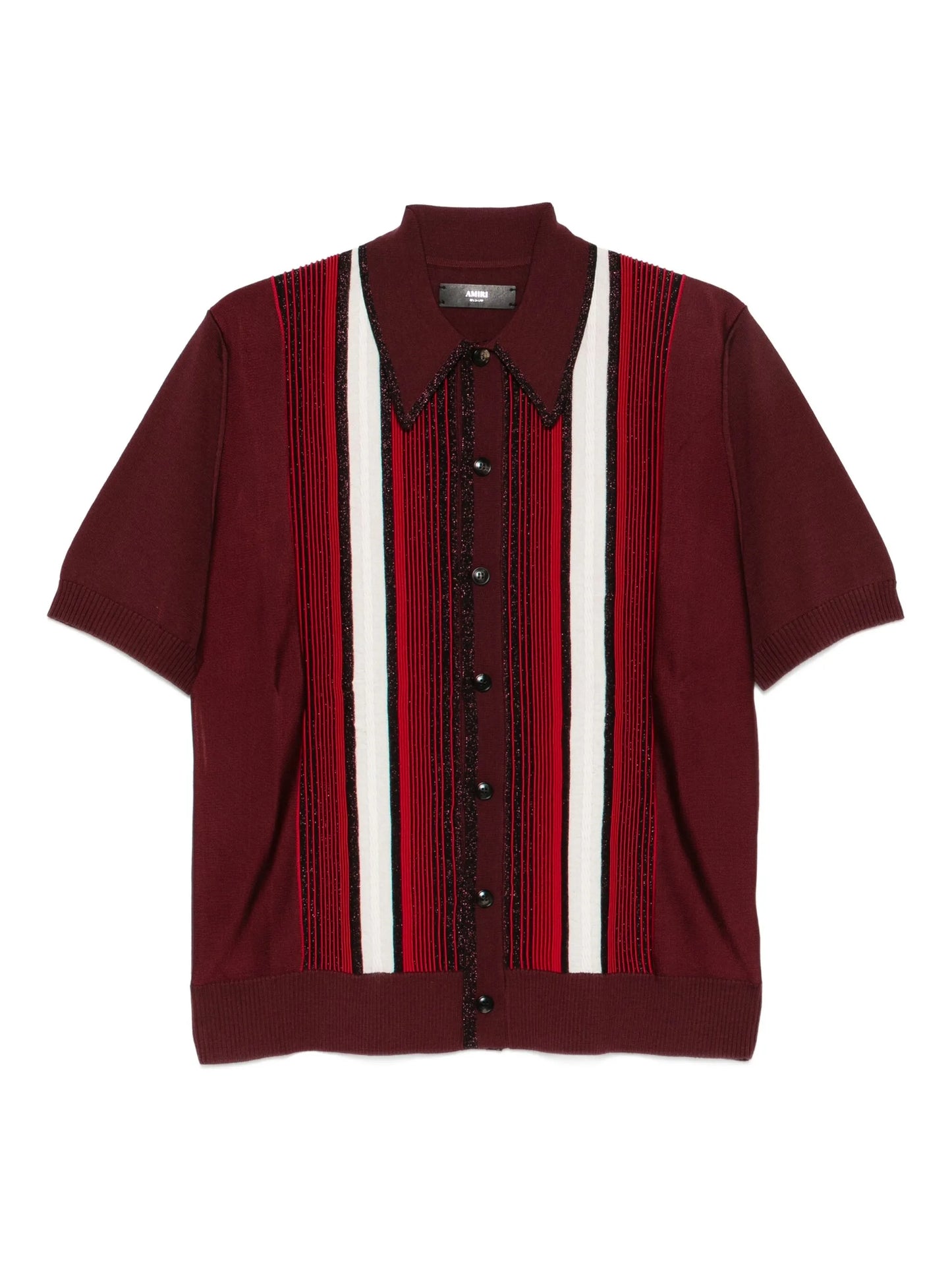 embellished striped shirt