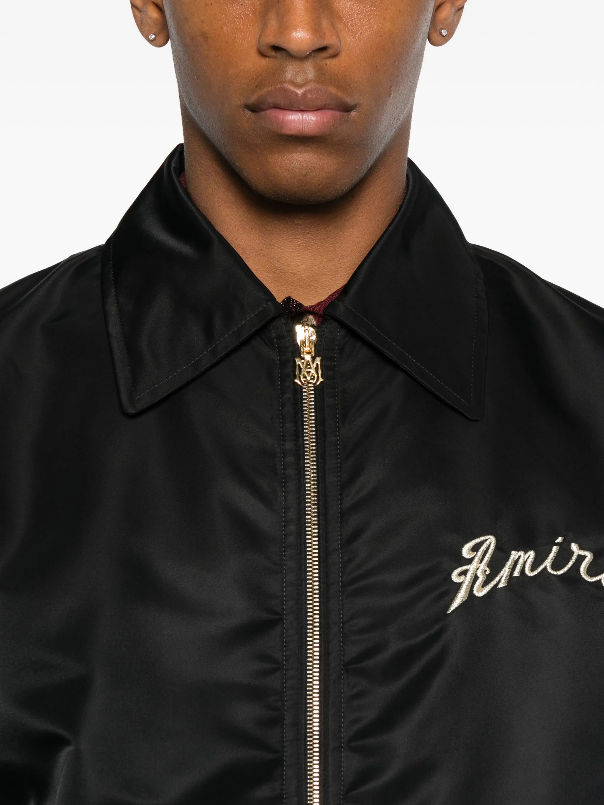 embroidered bomber jacket