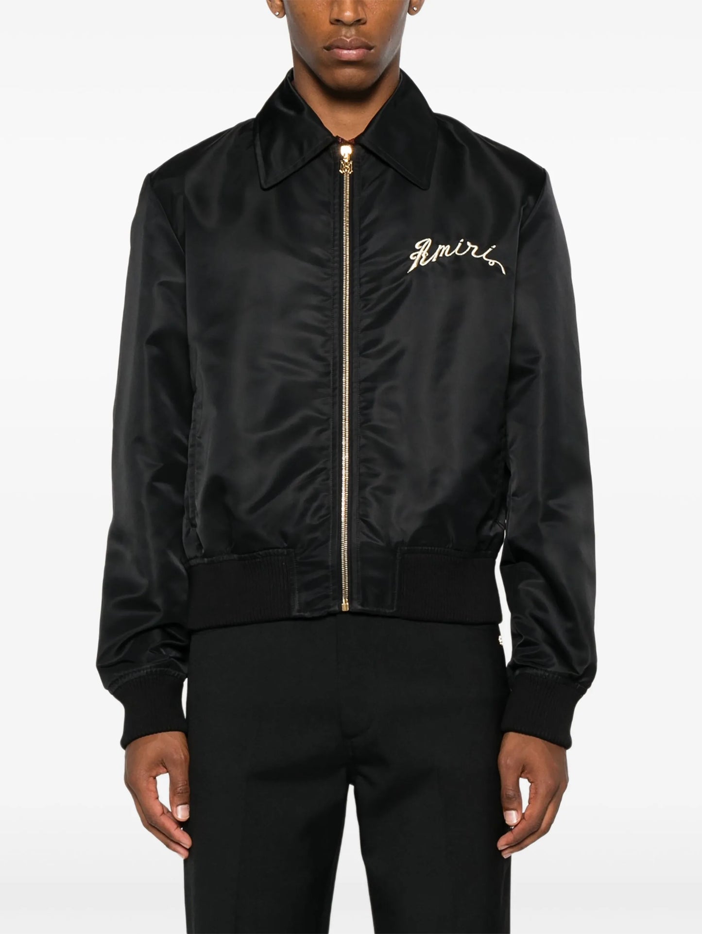 embroidered bomber jacket
