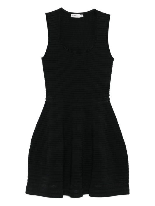 ribbed sleeveless dress