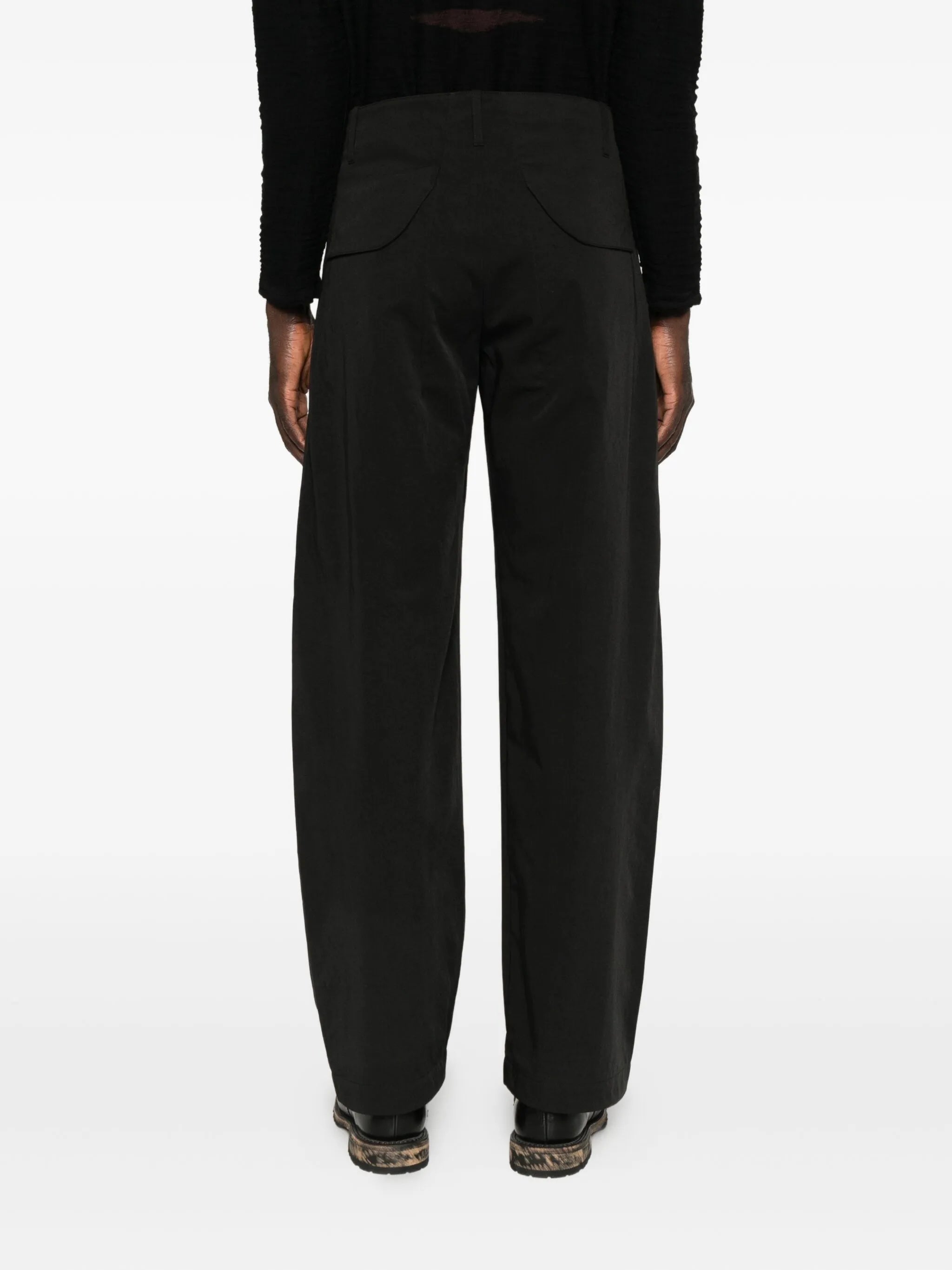 stud-embellished trousers