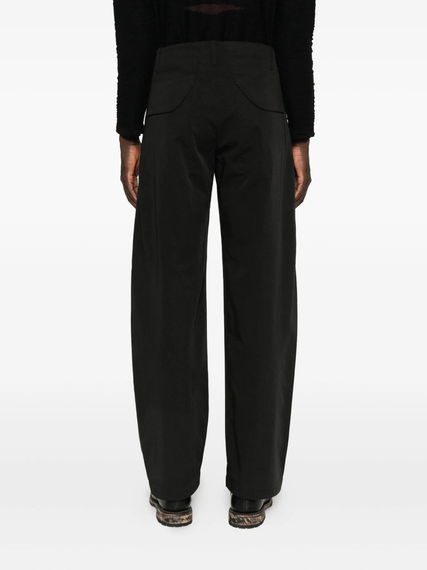 stud-embellished trousers