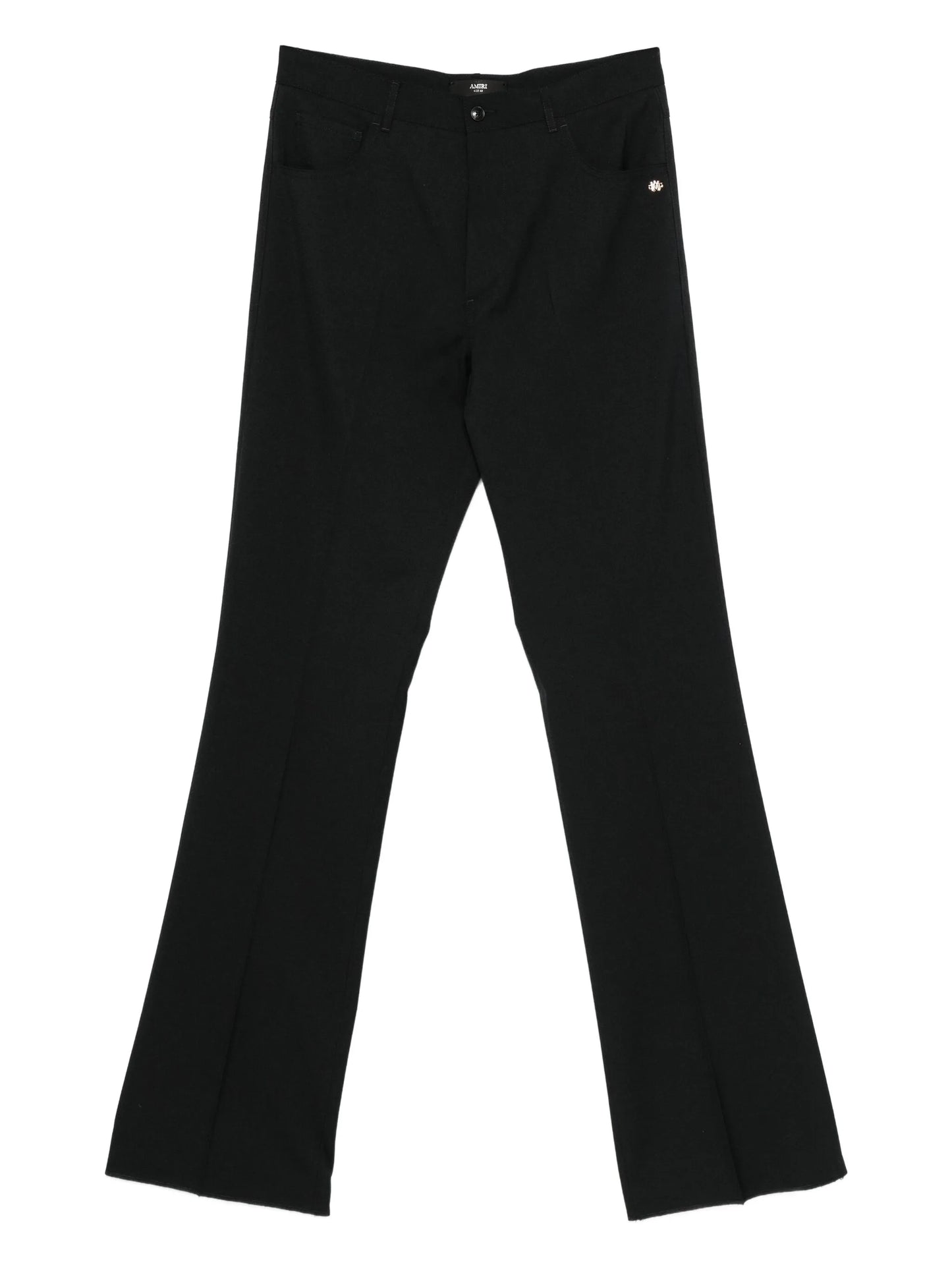 button-fly bootcut trousers