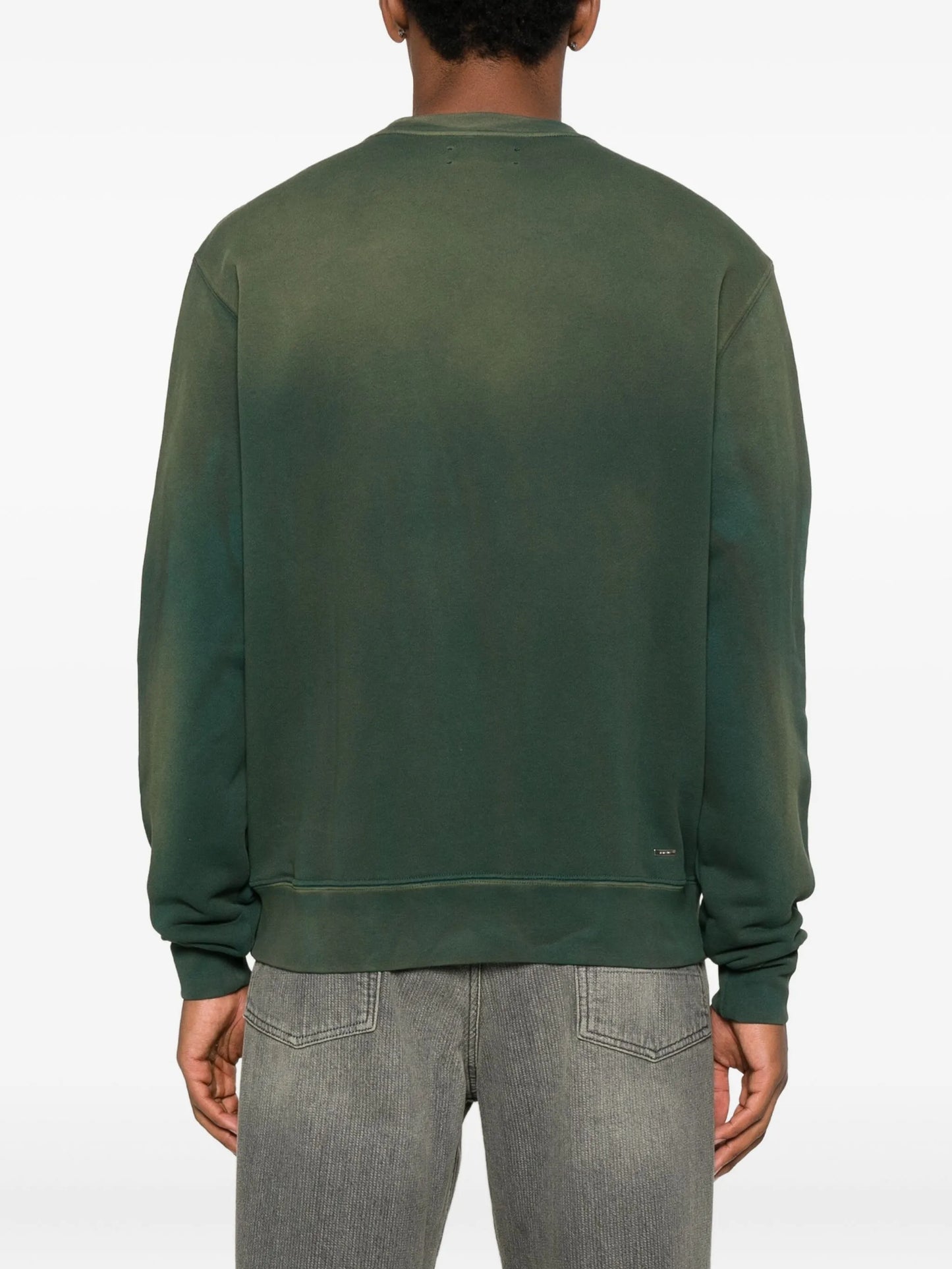 crest-embroidered sweatshirt