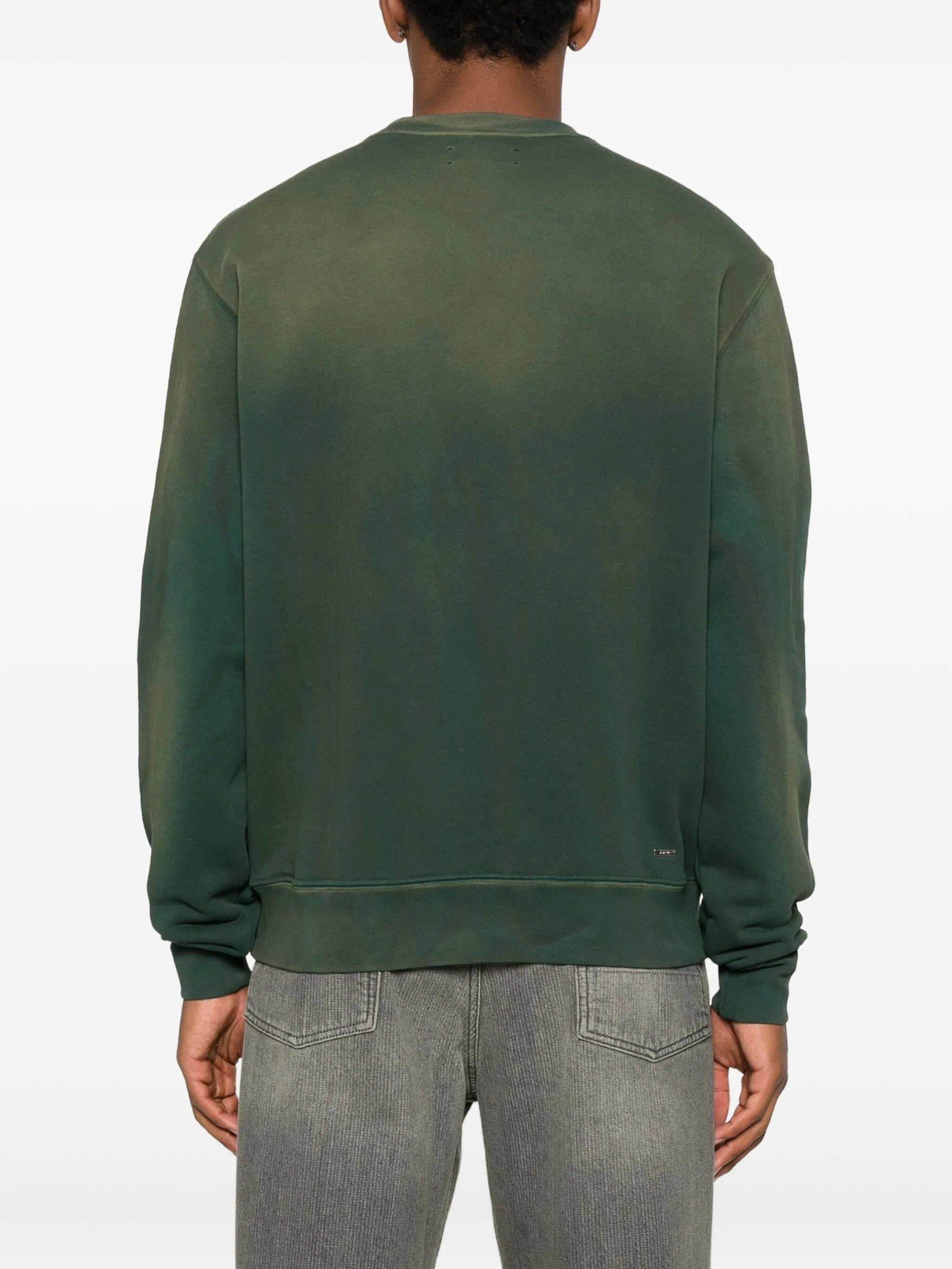 crest-embroidered sweatshirt