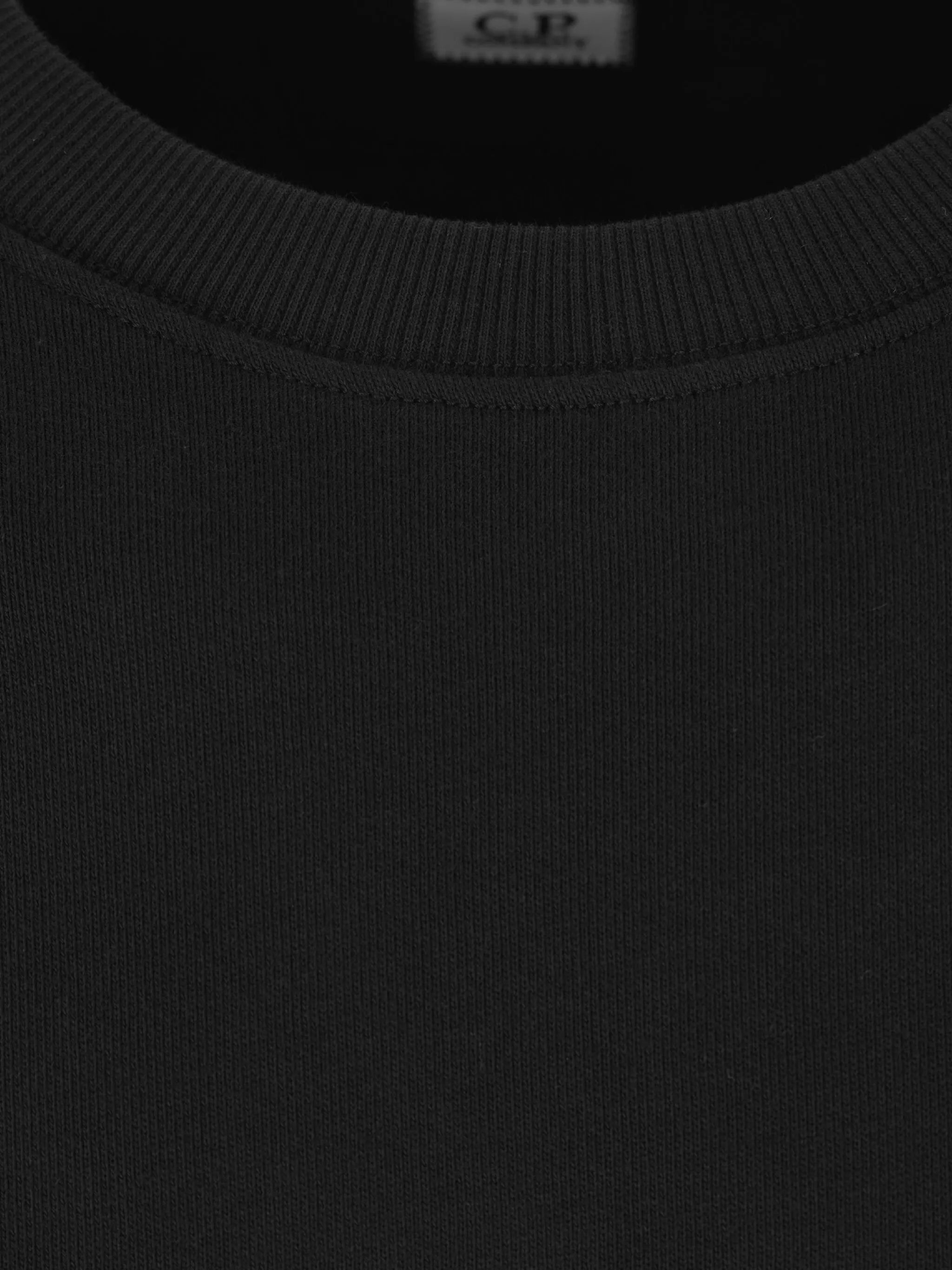 pocket-detail crew-neck sweatshirt
