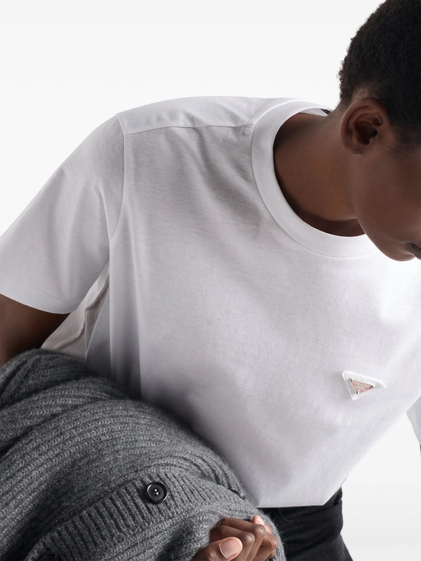 enamel triangle logo T-shirt