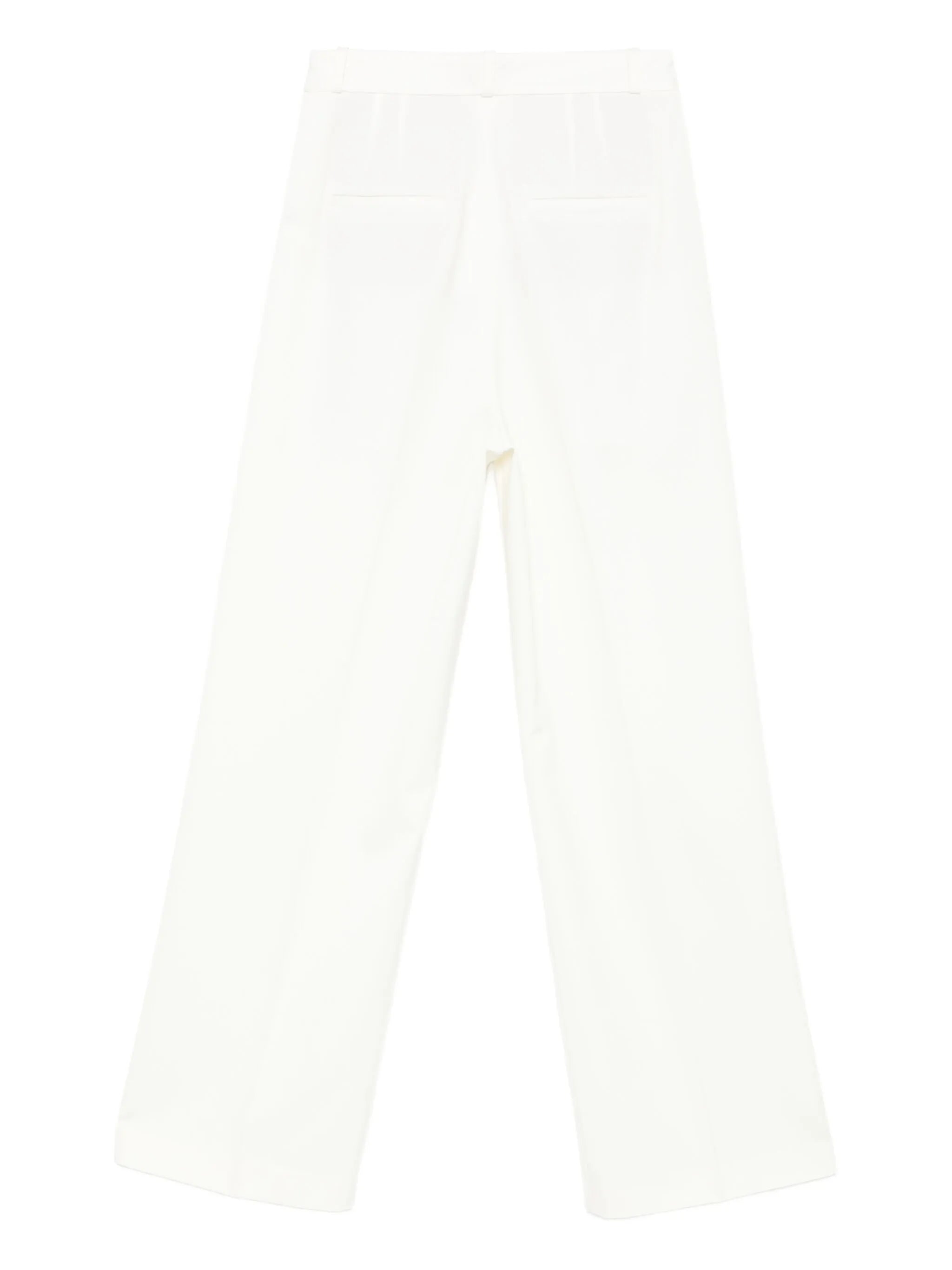 pleated wool-blend trousers