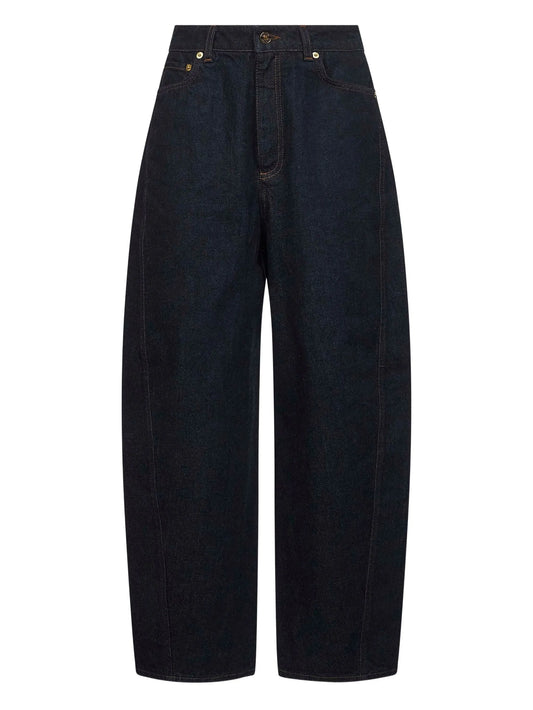 cocoon-leg jeans