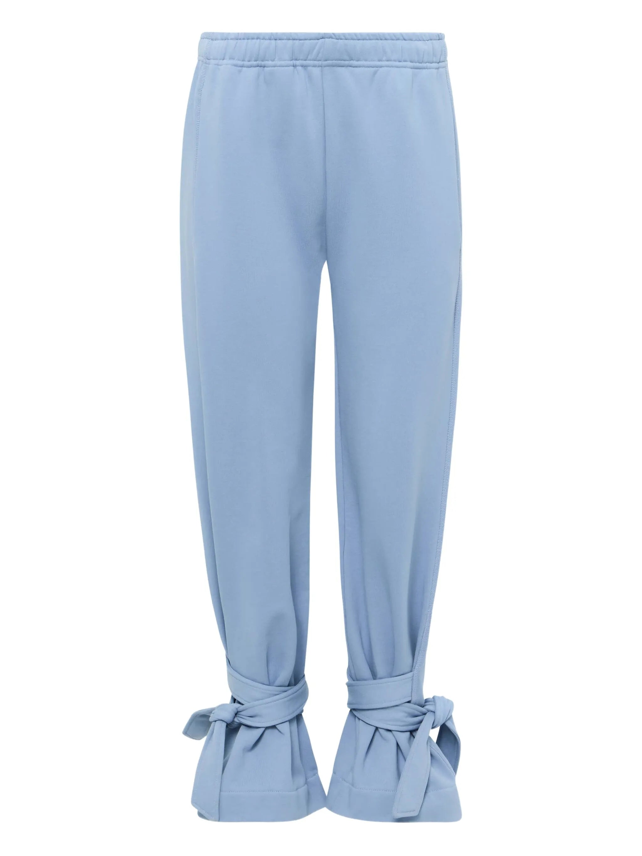tie-fastening cotton trousers