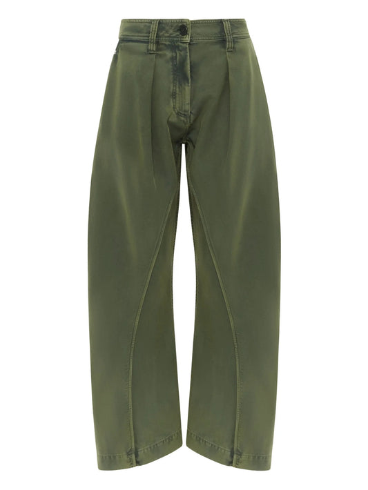 twisted-seam trousers