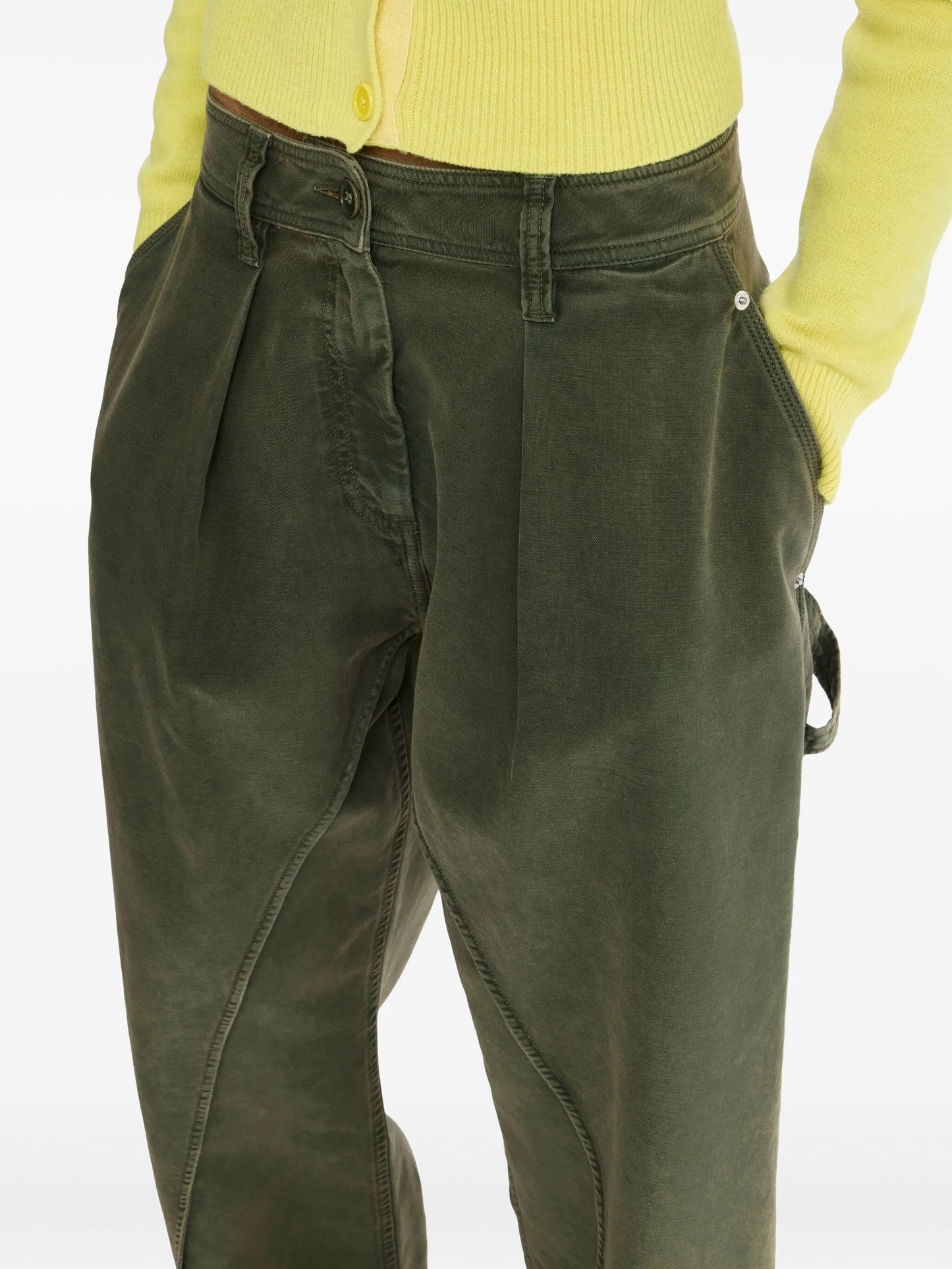 twisted-seam trousers