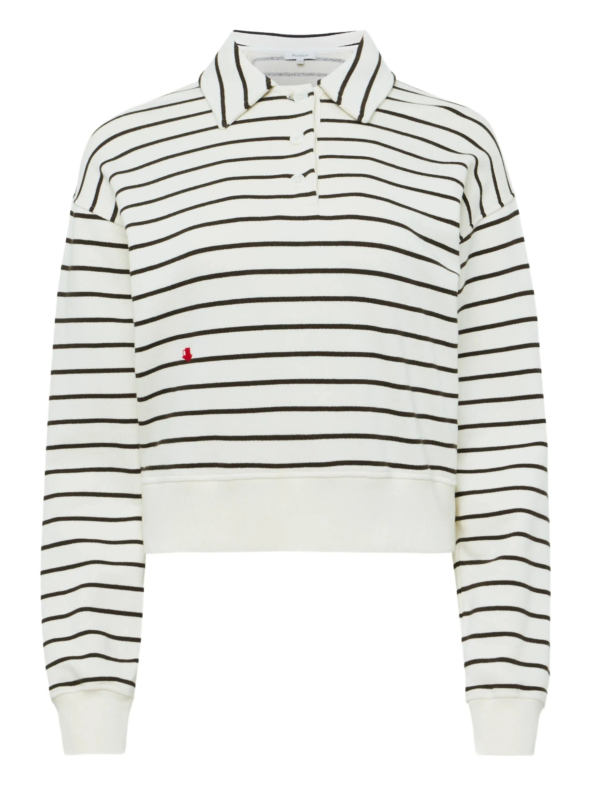 striped polo shirt