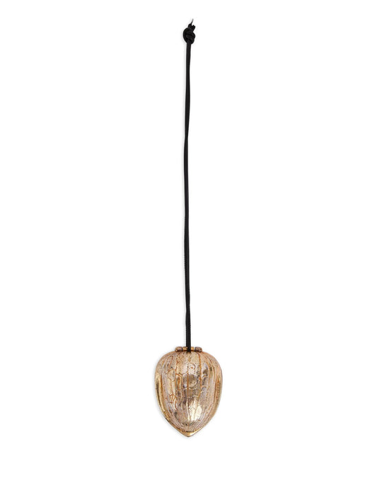 walnut-shaped keyring