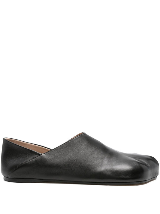 leather loafers
