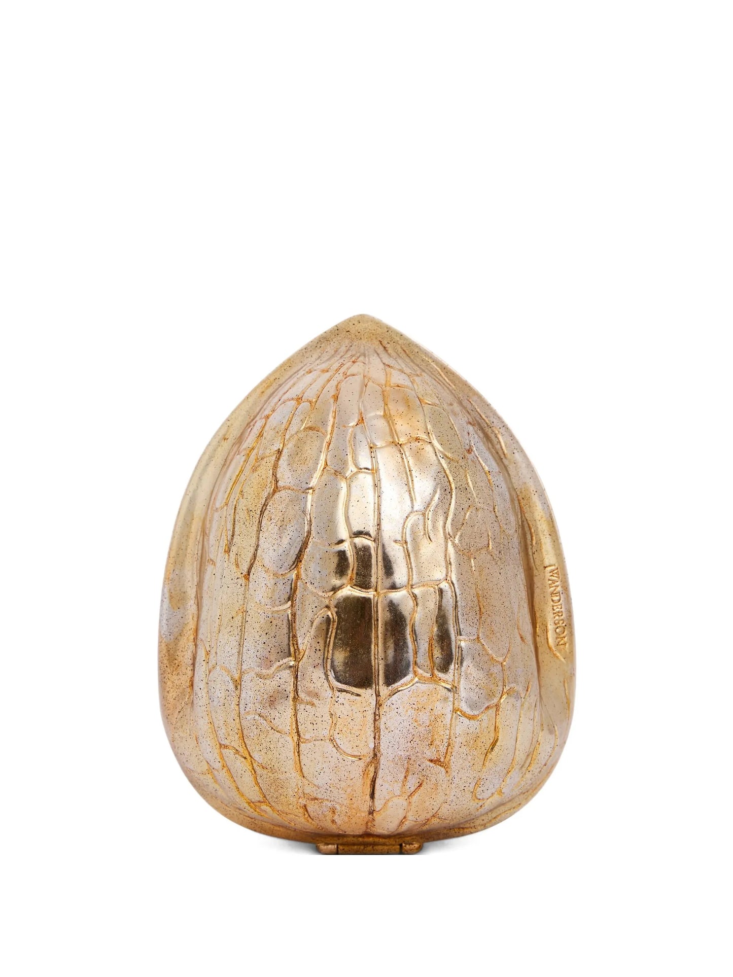 walnut-shell clutch bag