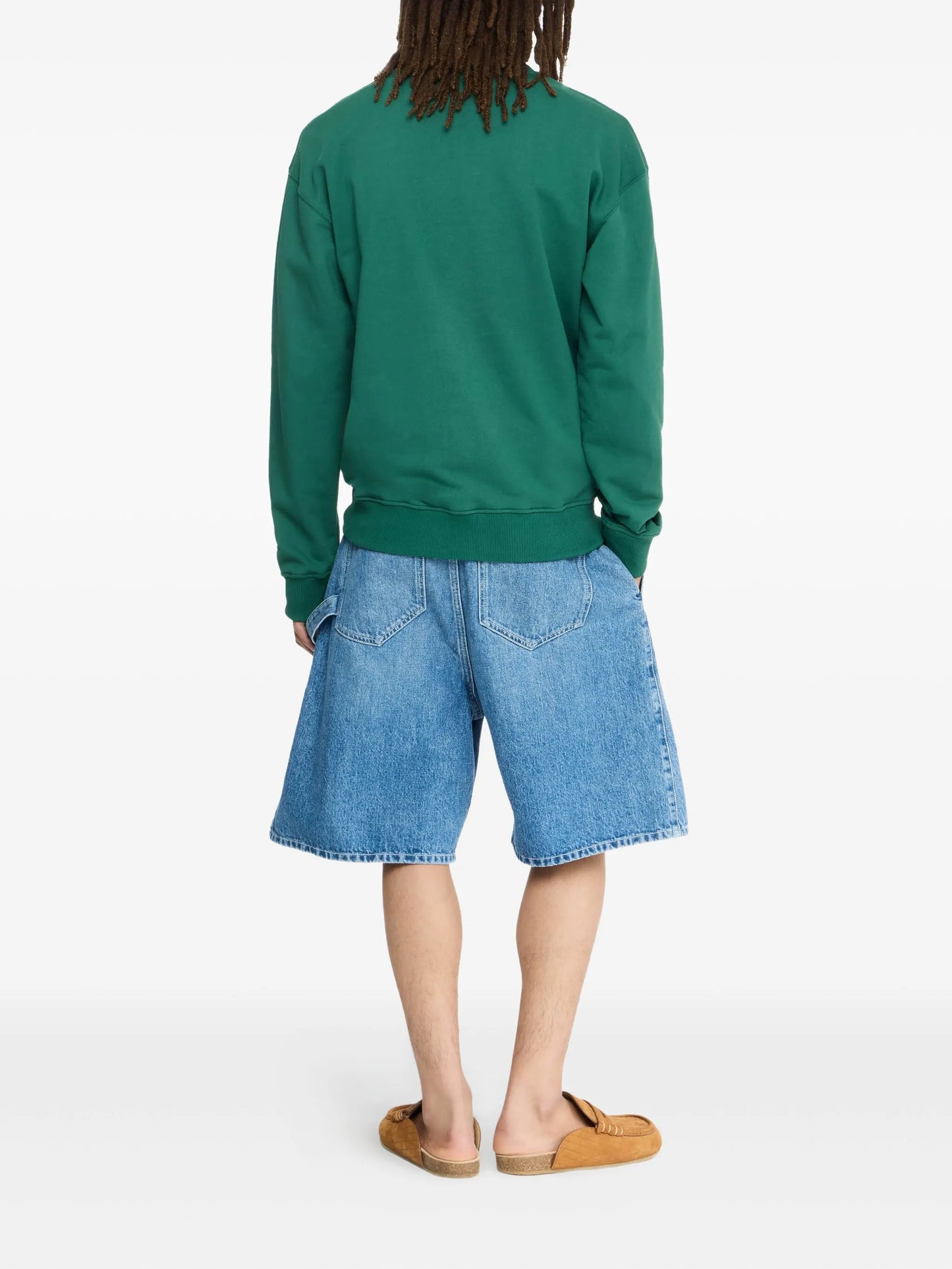 logo-embroidered sweatshirt