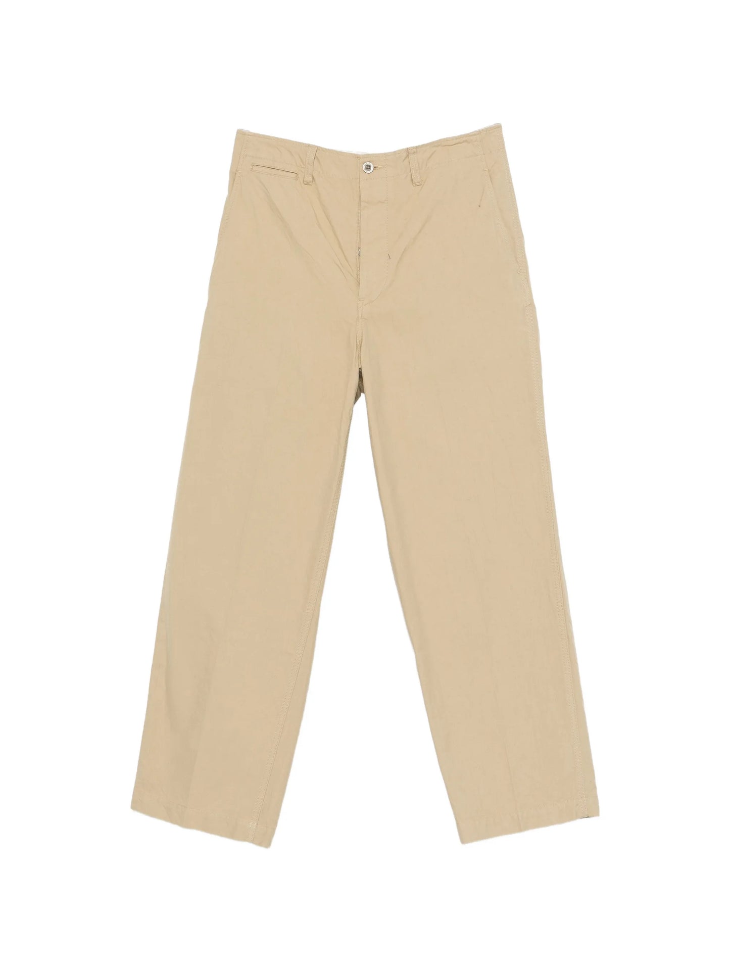 Broader chino trousers