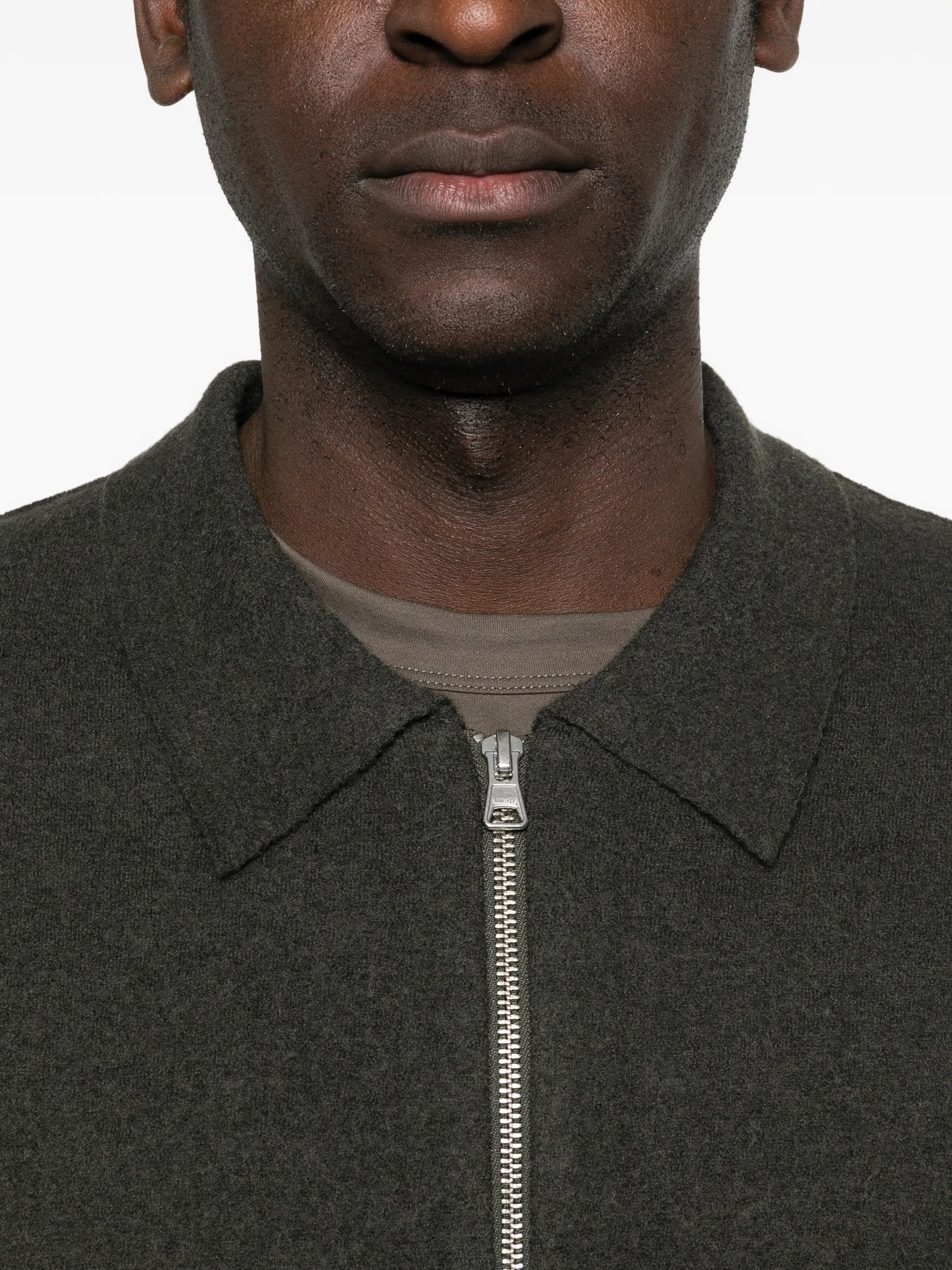 Jonas 6398 zipped cardigan