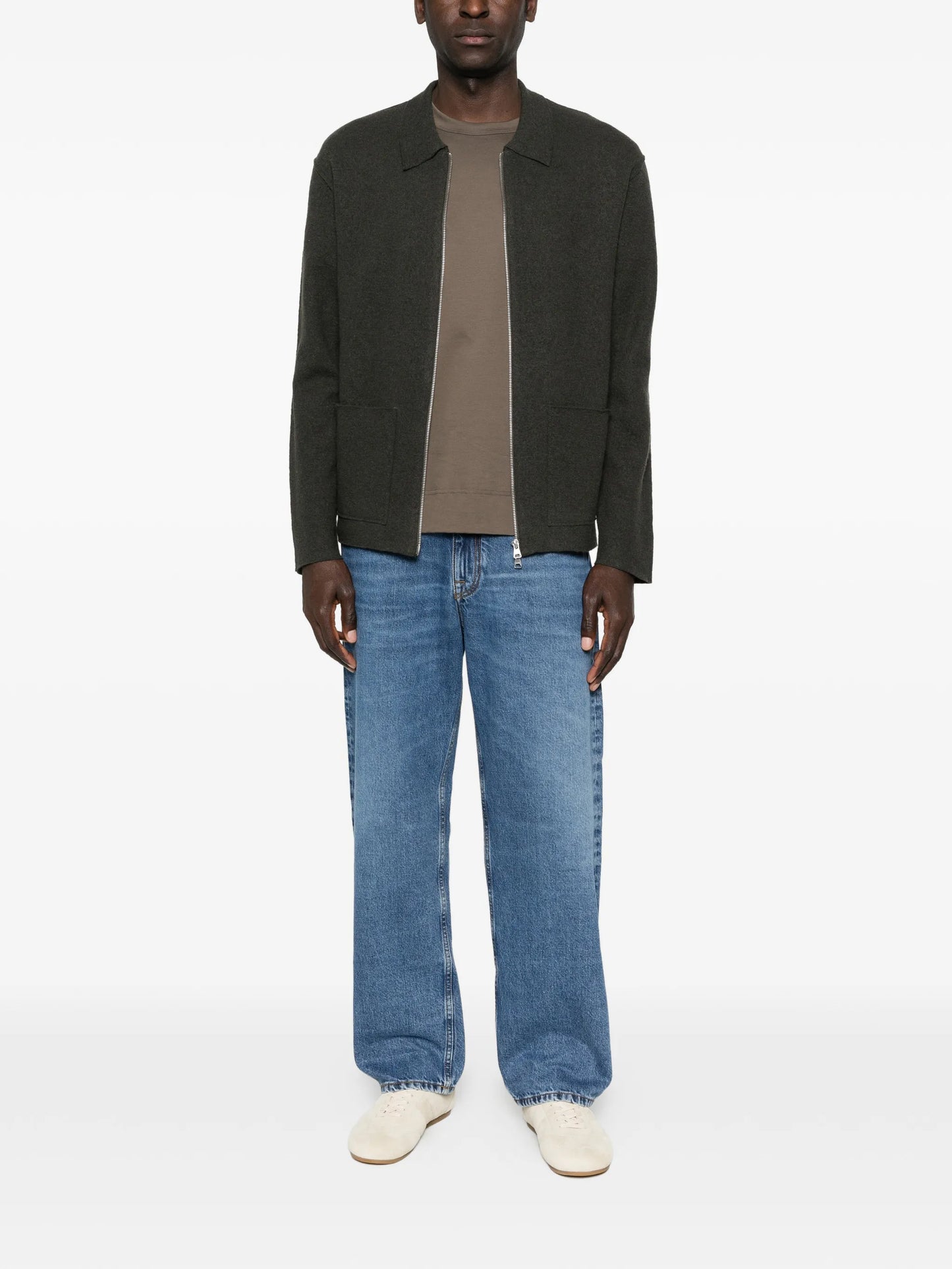 Jonas 6398 zipped cardigan