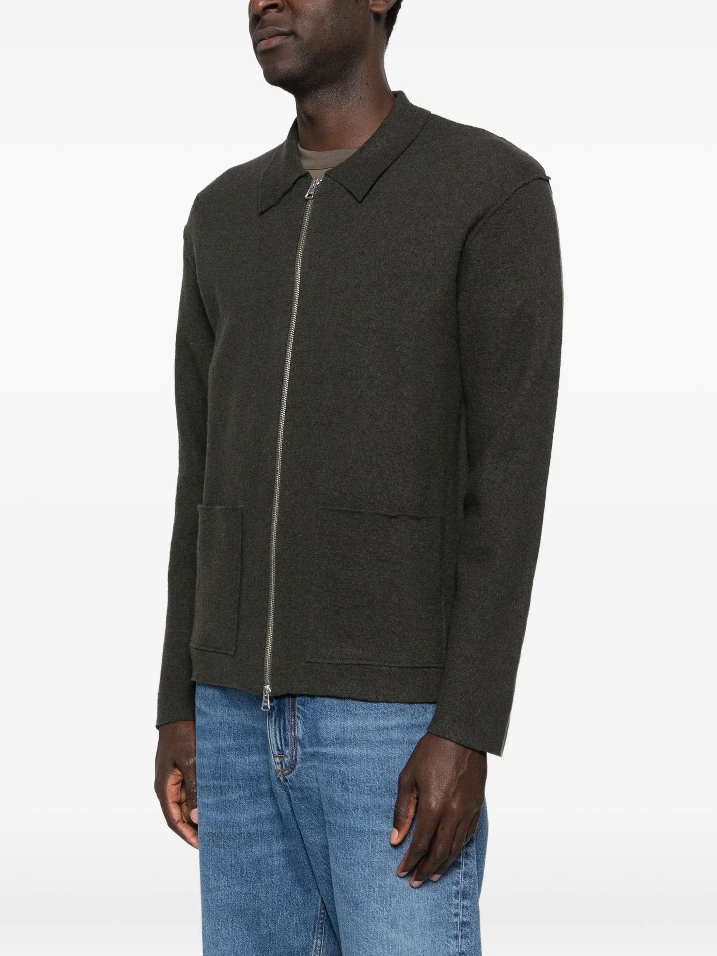 Jonas 6398 zipped cardigan