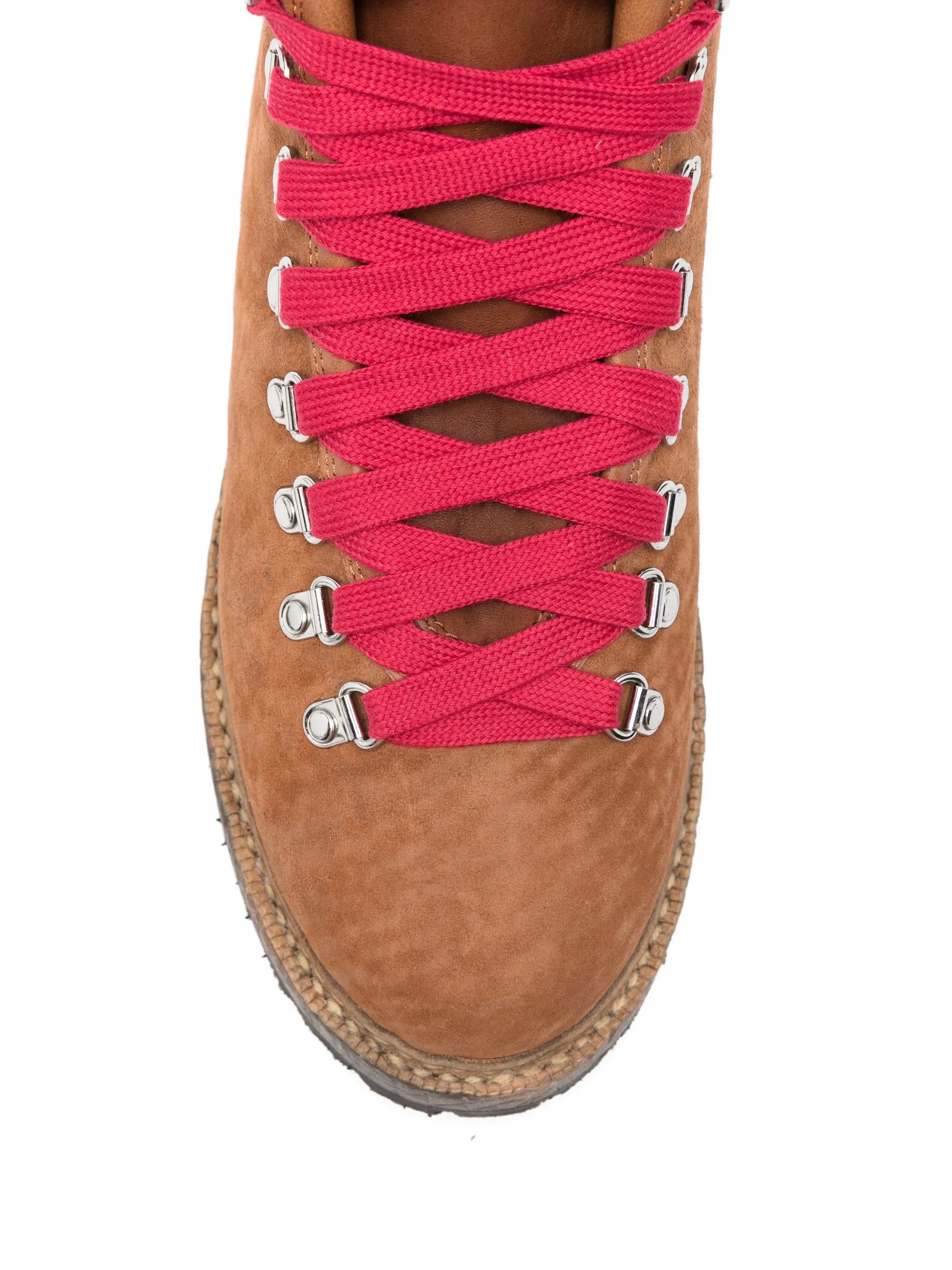 lace-up hiking boots
