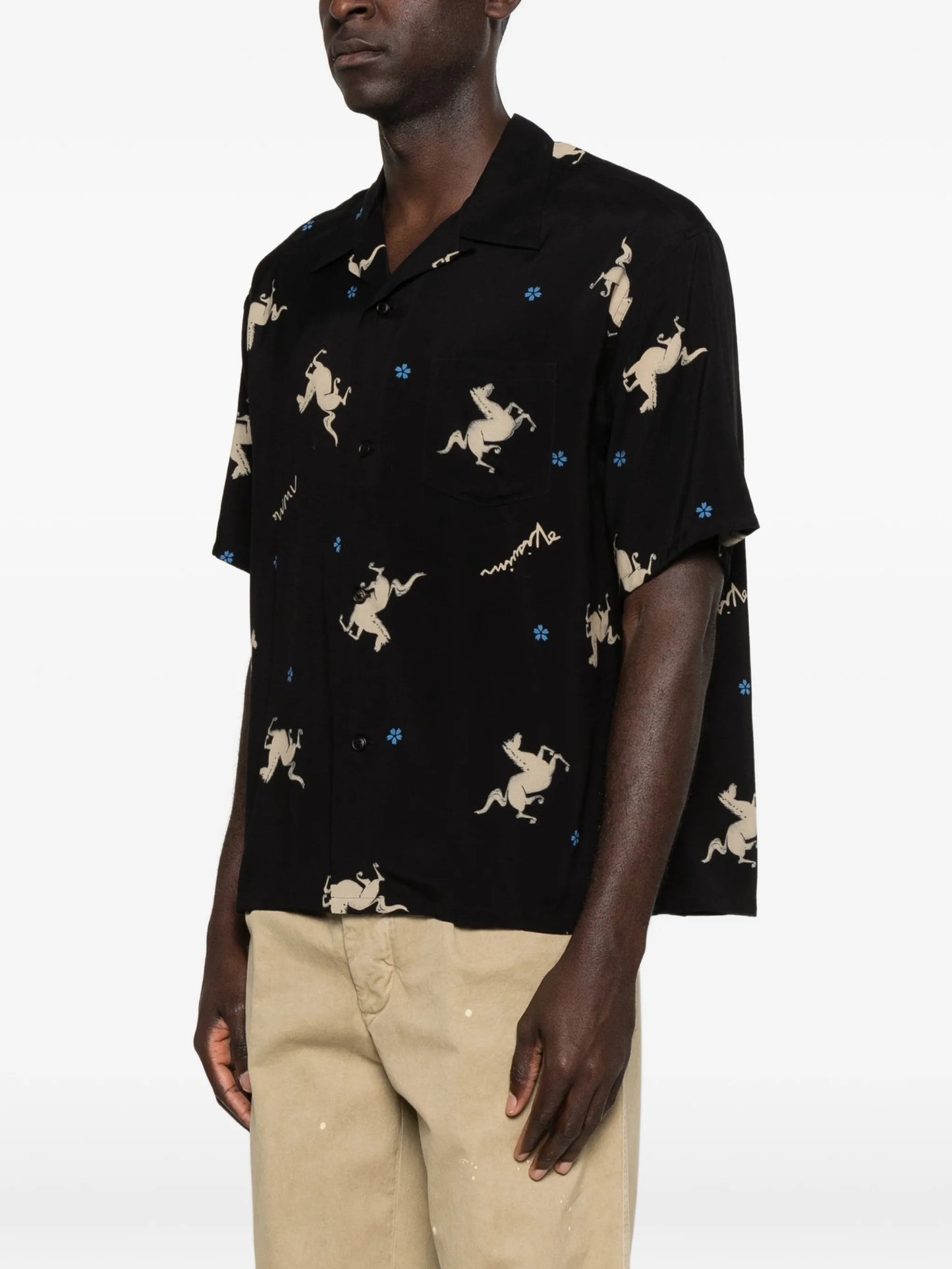 Crosby horse-print shirt