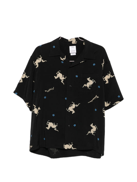 Crosby horse-print shirt