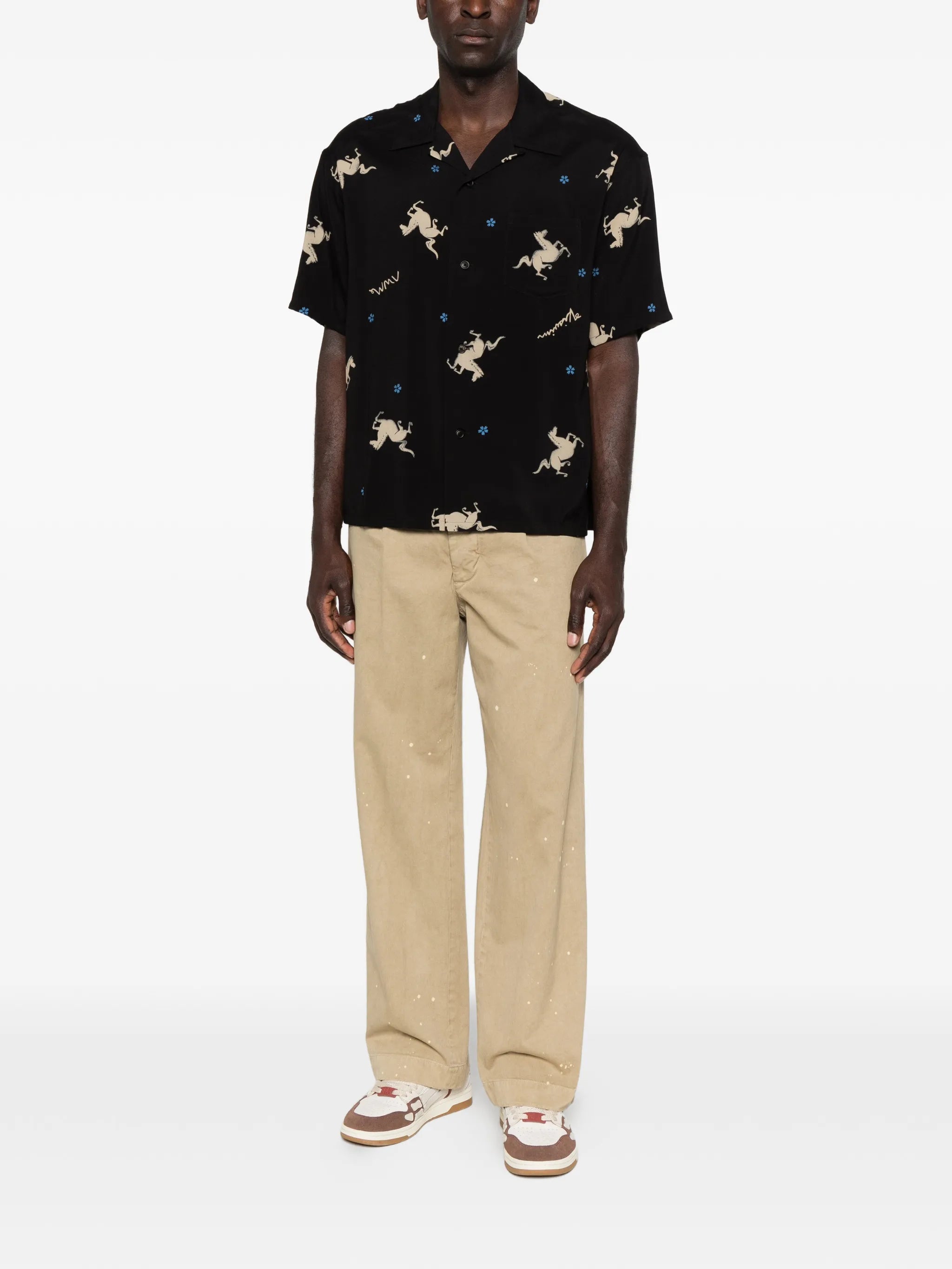Crosby horse-print shirt