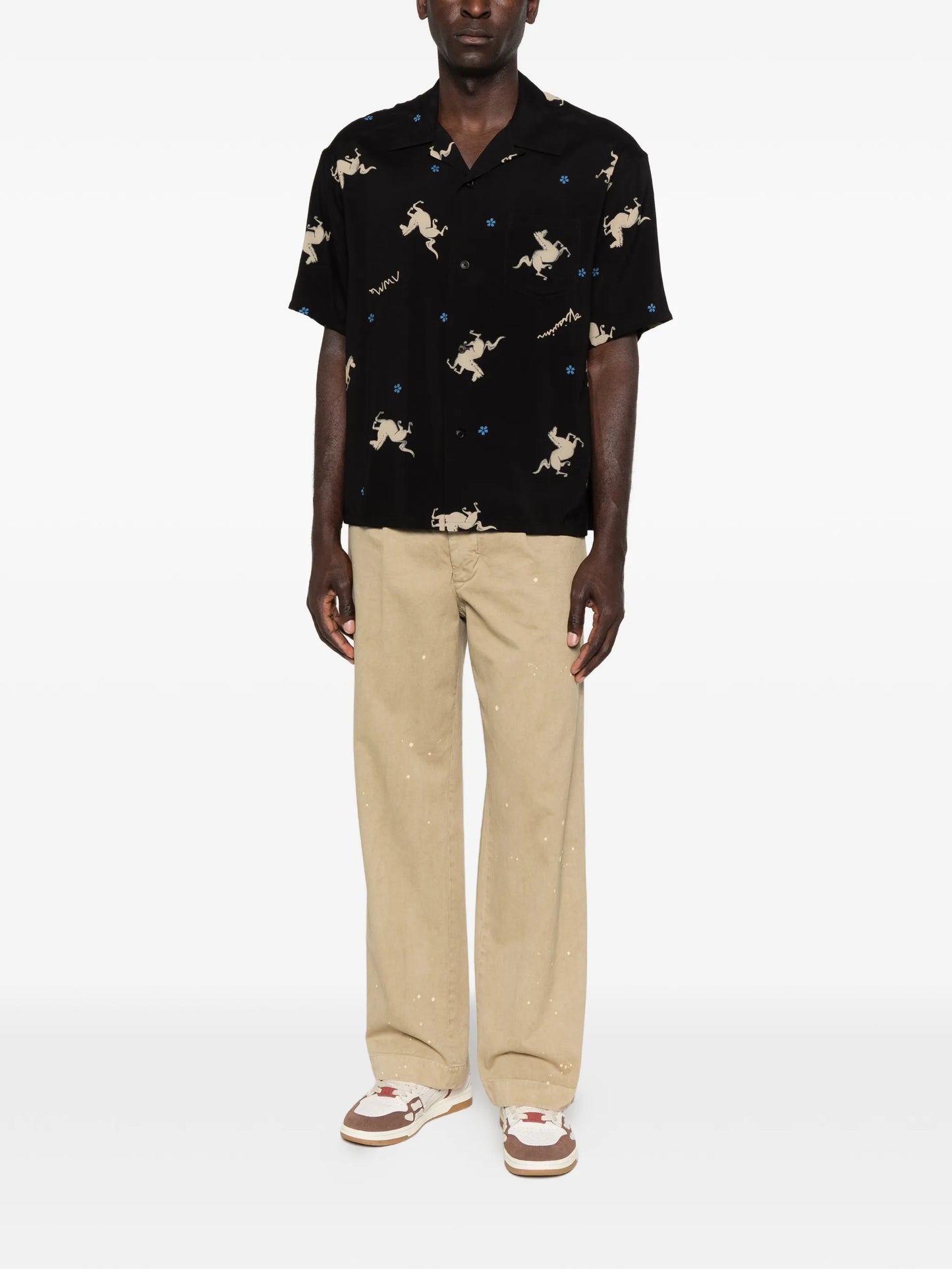 Crosby horse-print shirt