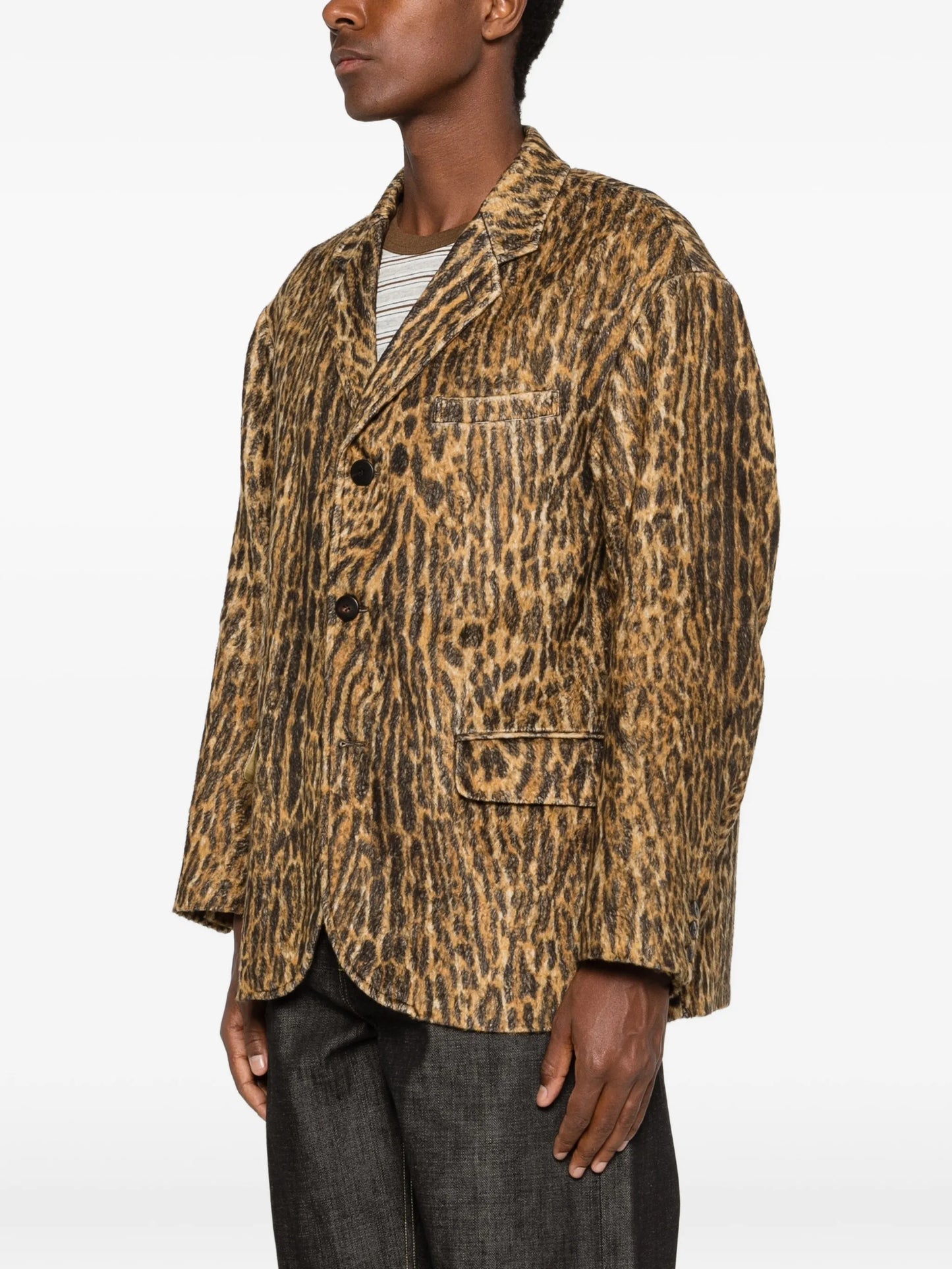 Bowen leopard-print blazer