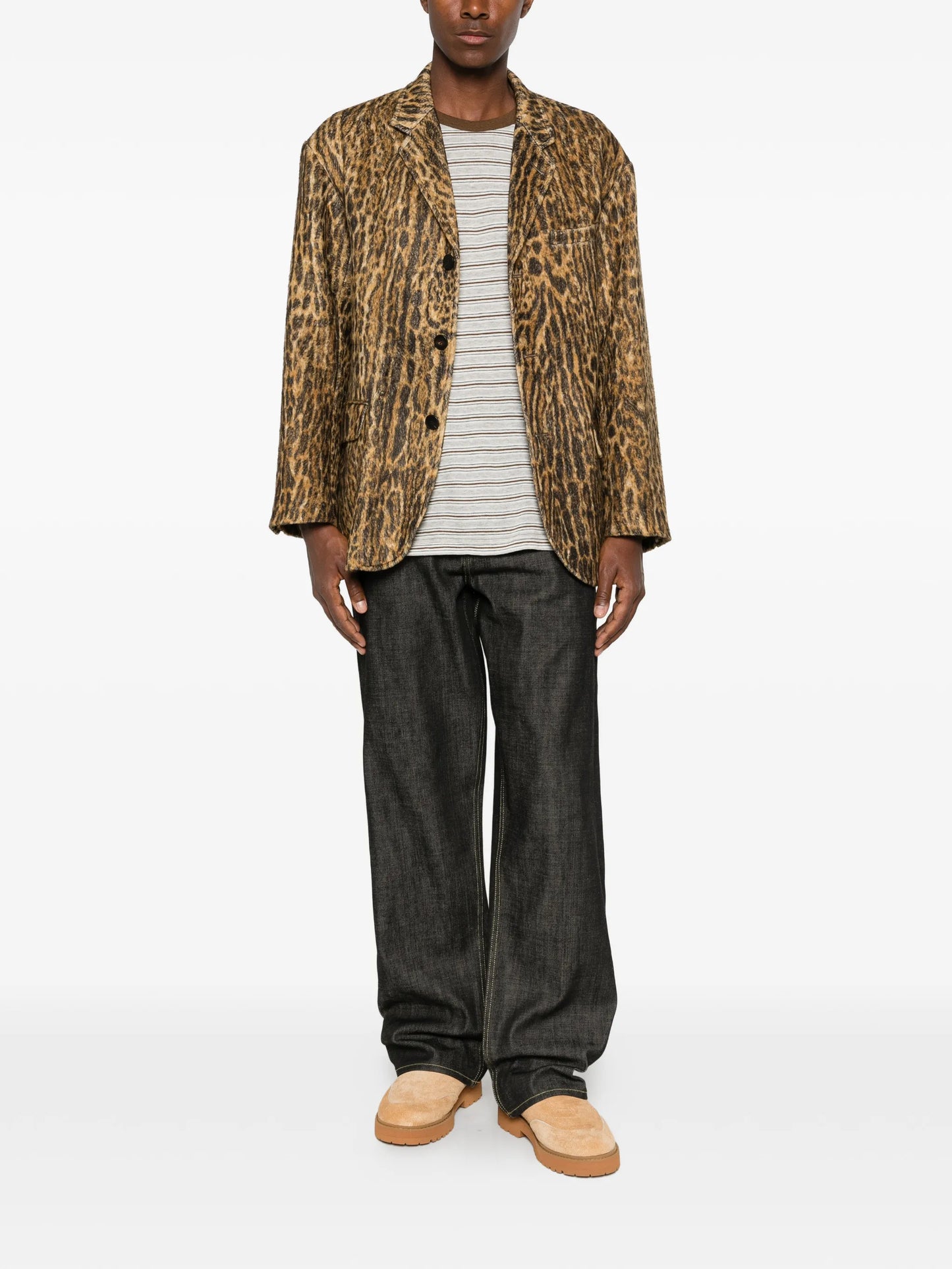 Bowen leopard-print blazer