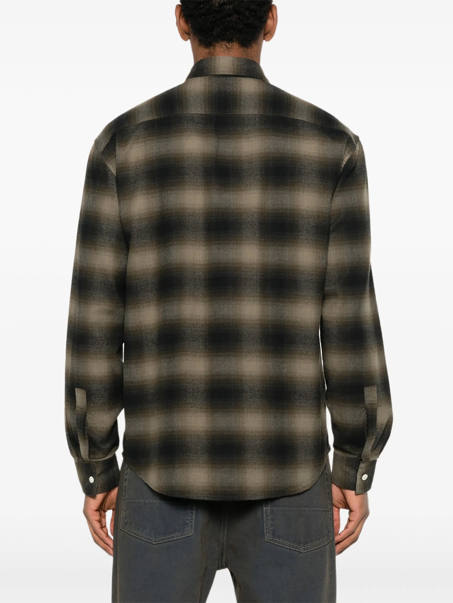 Deon check-pattern flannel shirt
