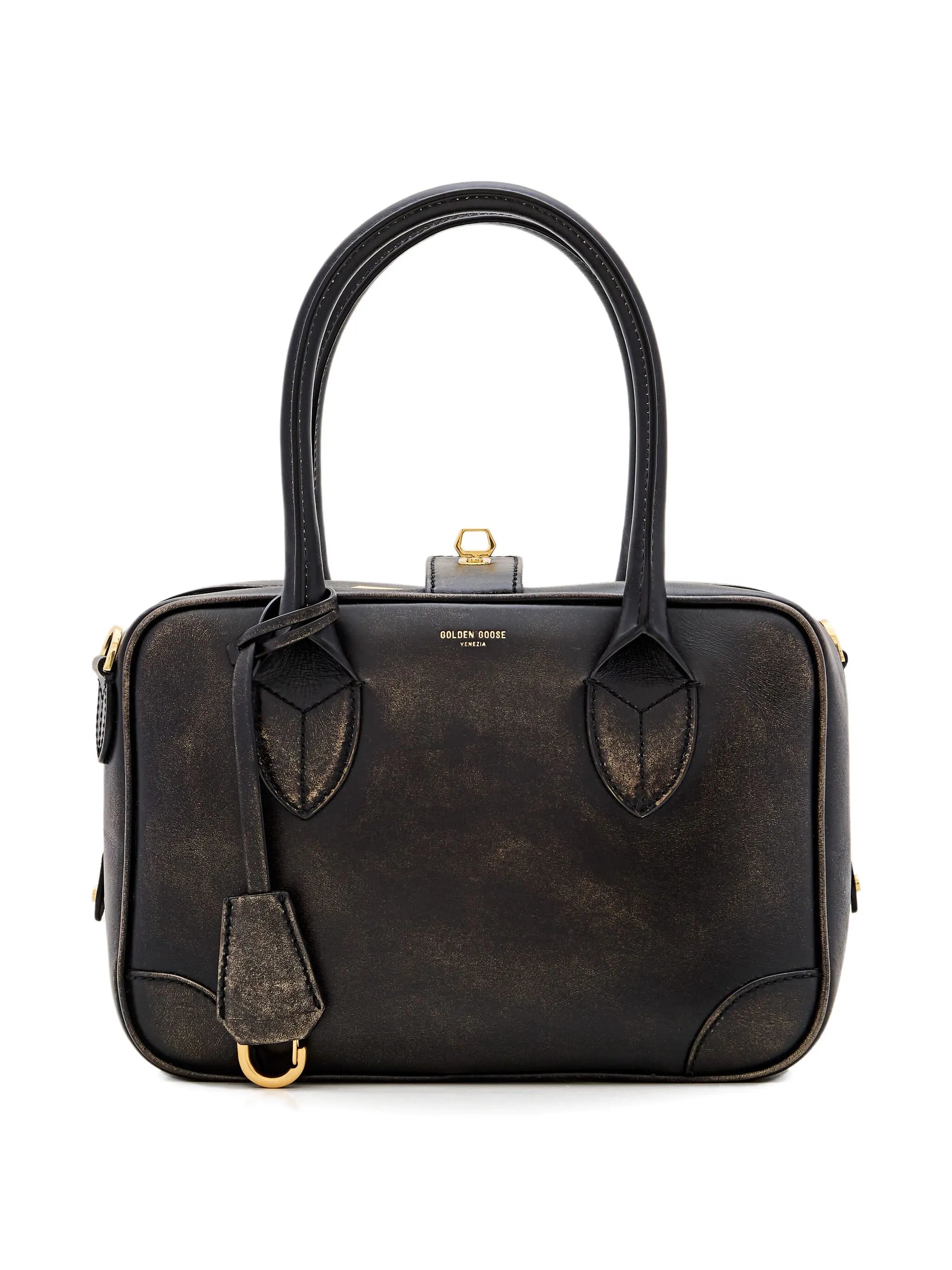Vita top-handle leather bag