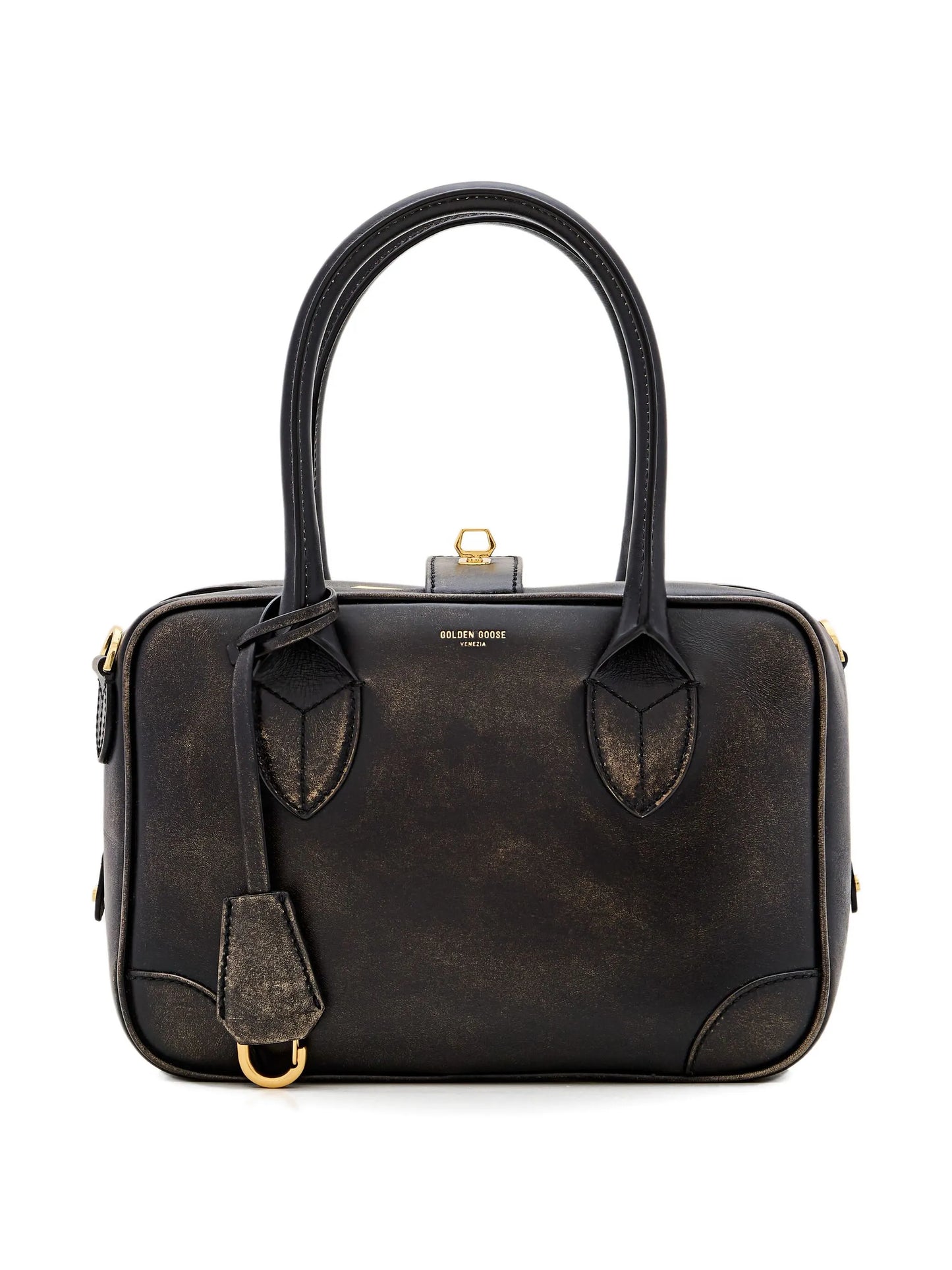 Vita top-handle leather bag