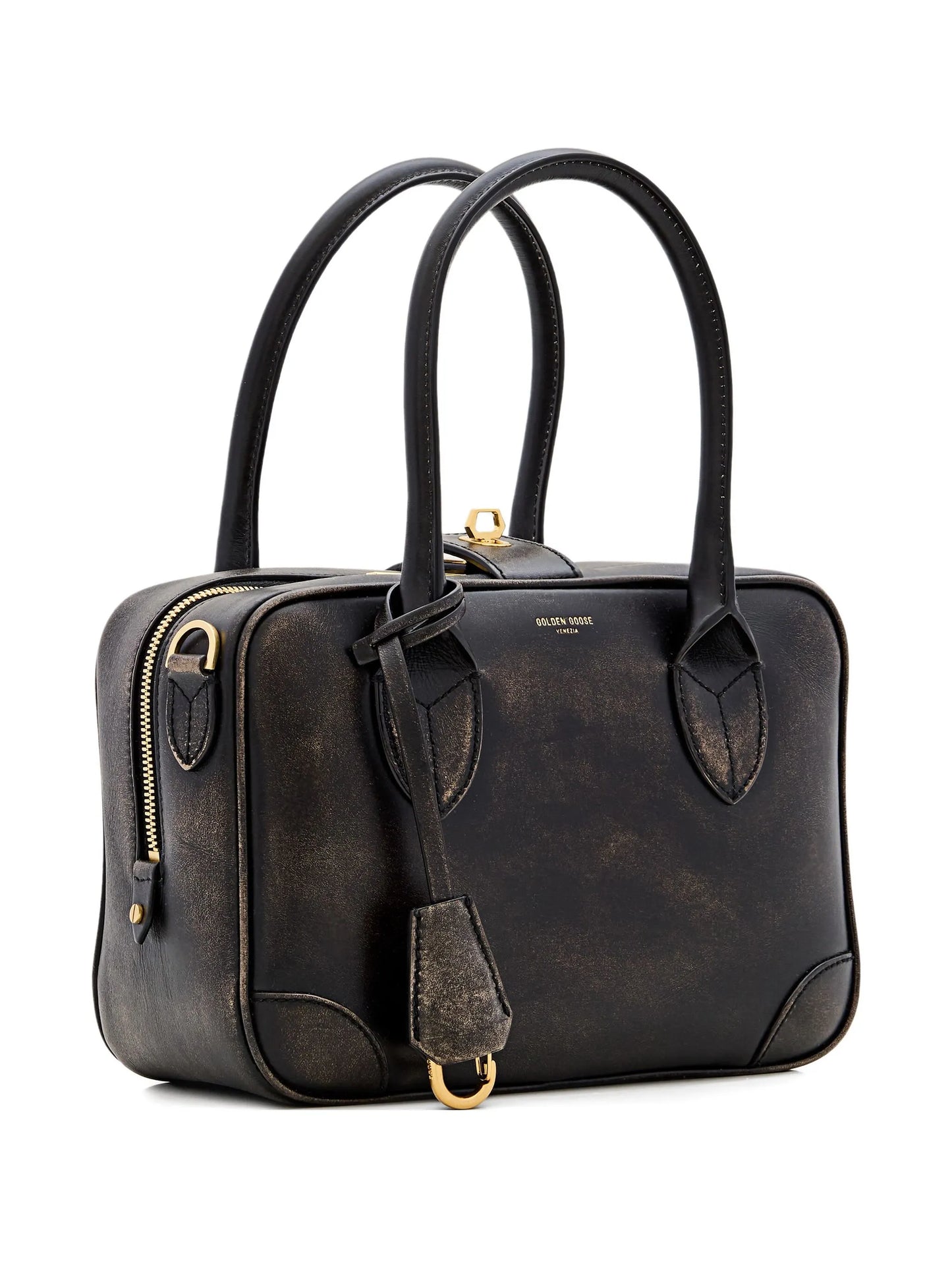 Vita top-handle leather bag