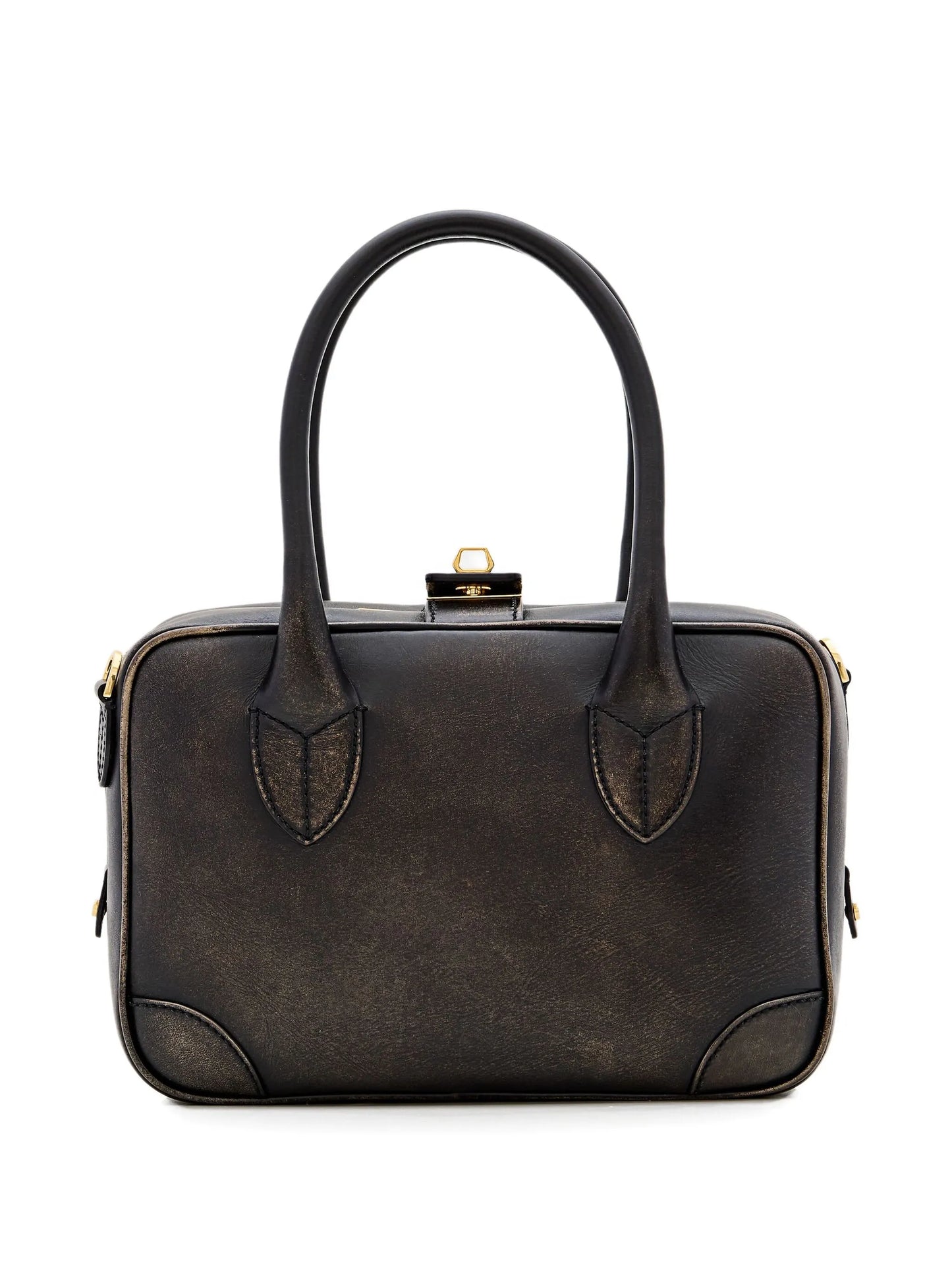 Vita top-handle leather bag