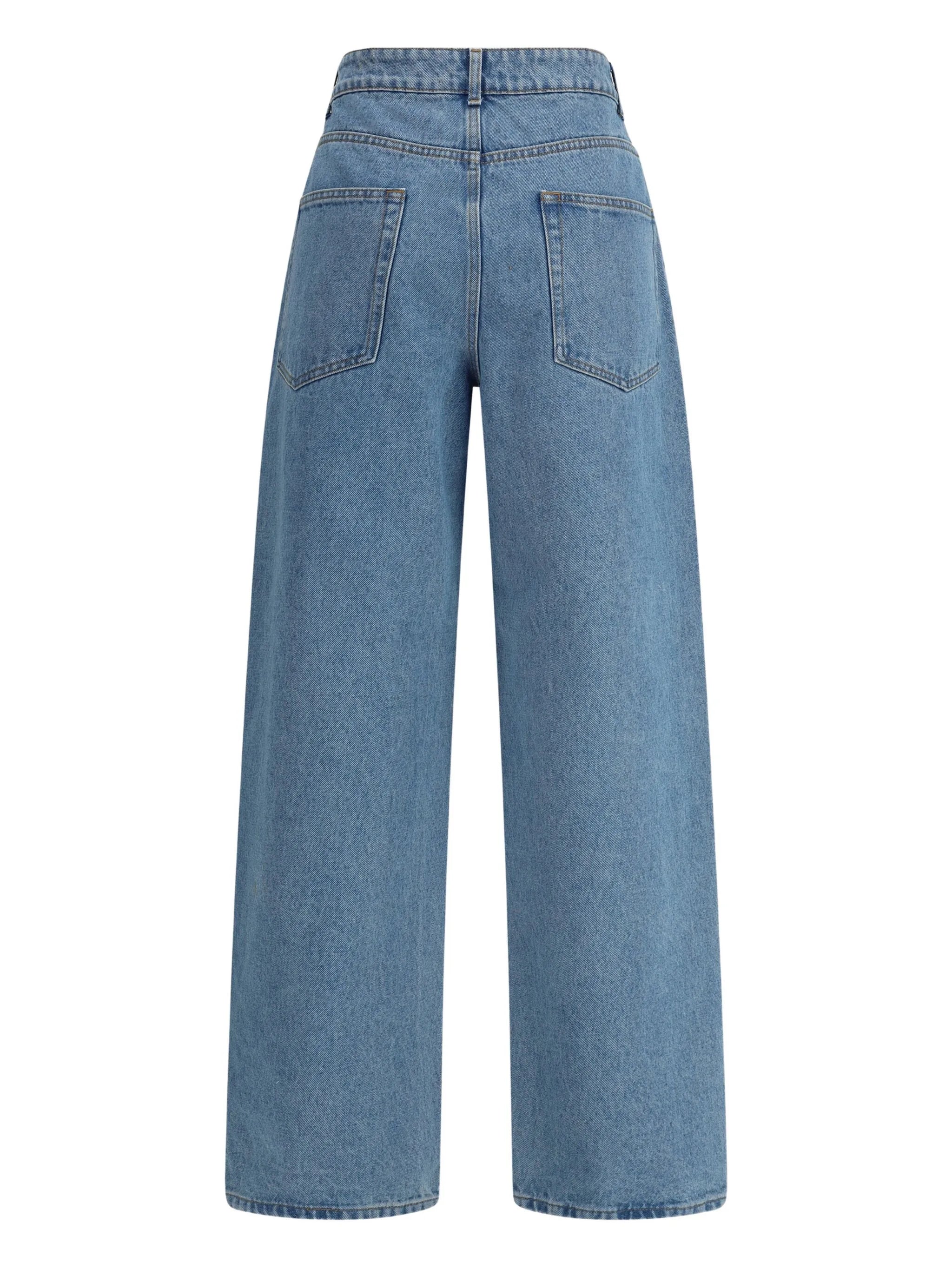 five-pocket baggy jeans