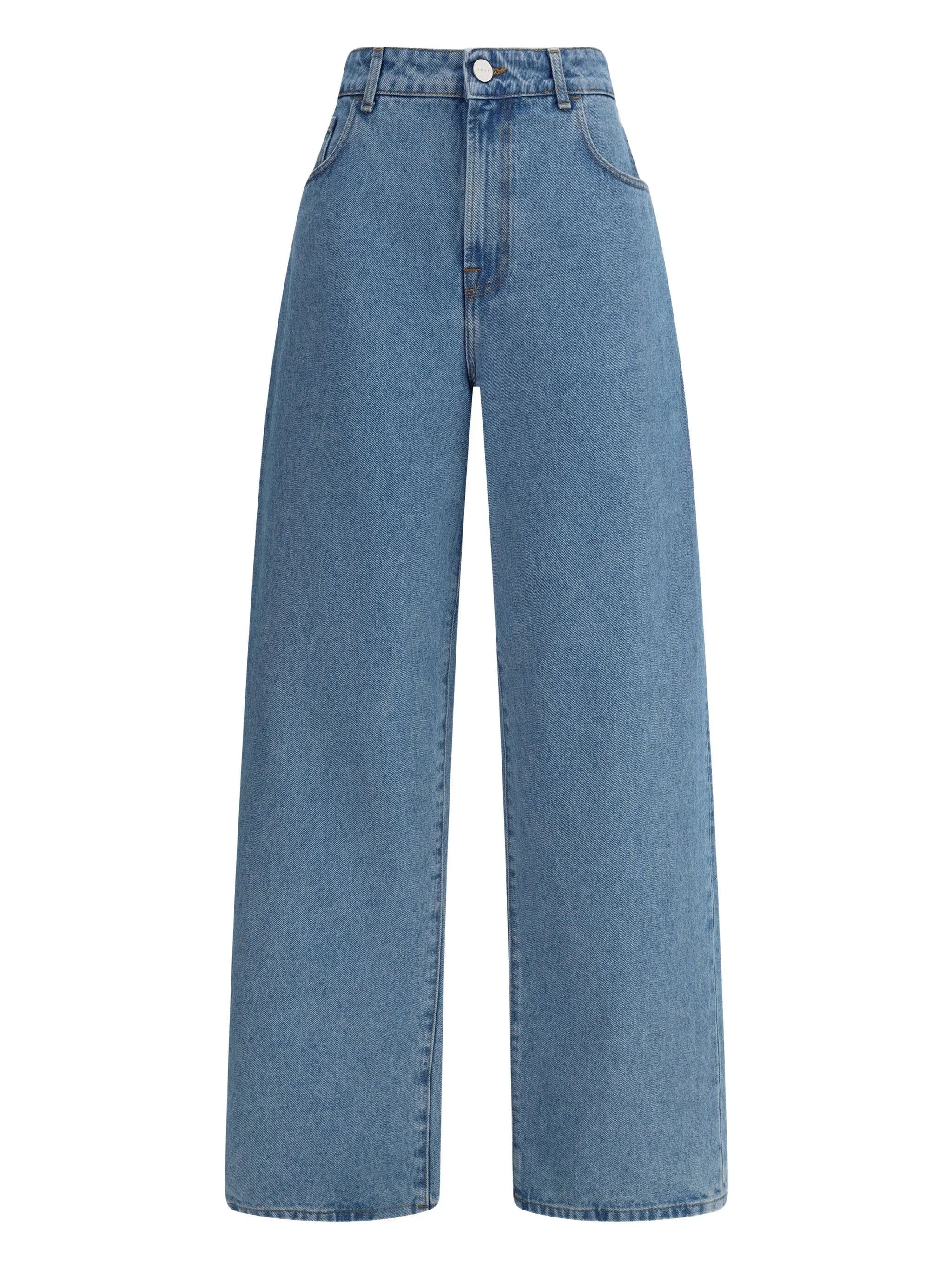 five-pocket baggy jeans