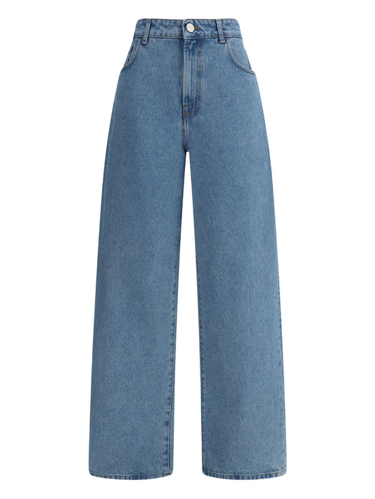 five-pocket baggy jeans