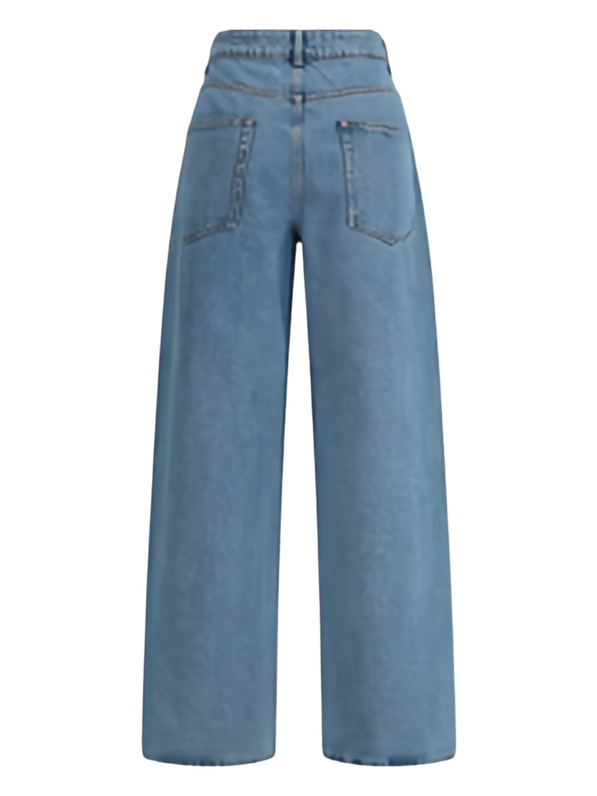 five-pocket baggy jeans