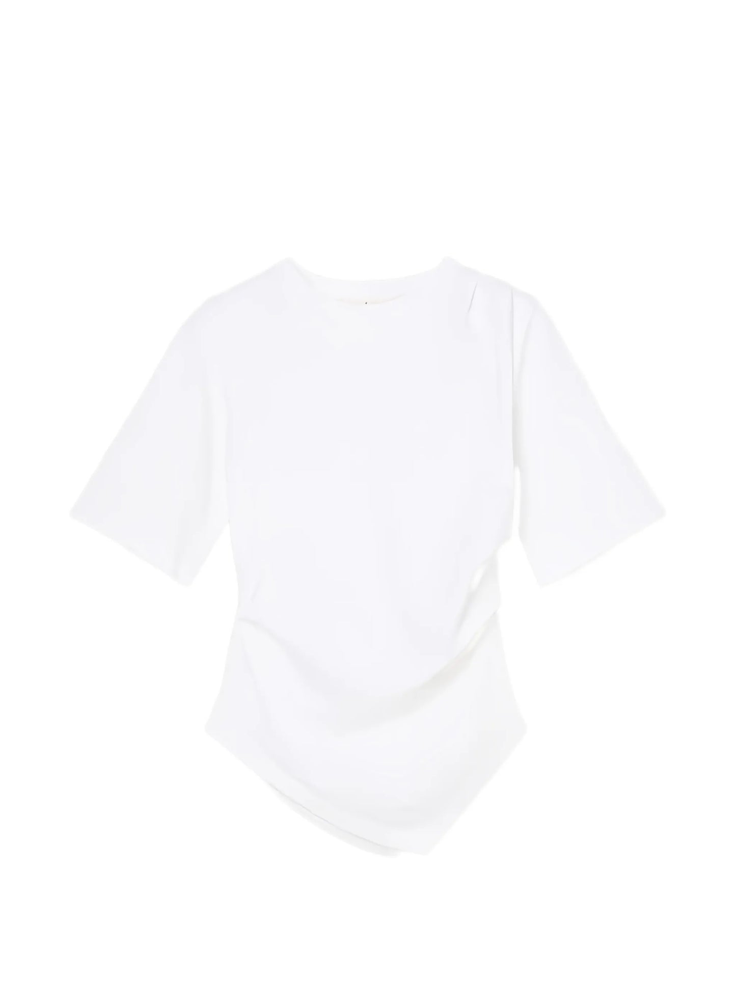 asymmetrical draped T-shirt
