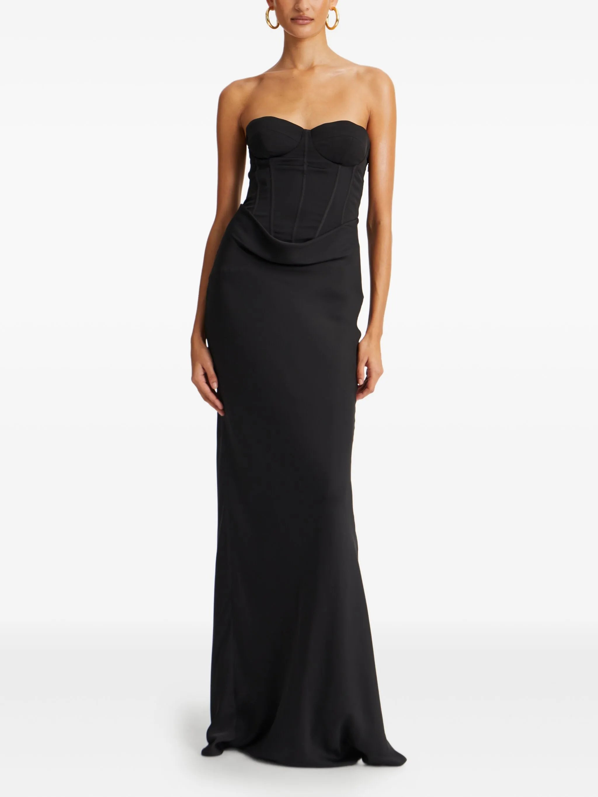 corset maxi dress