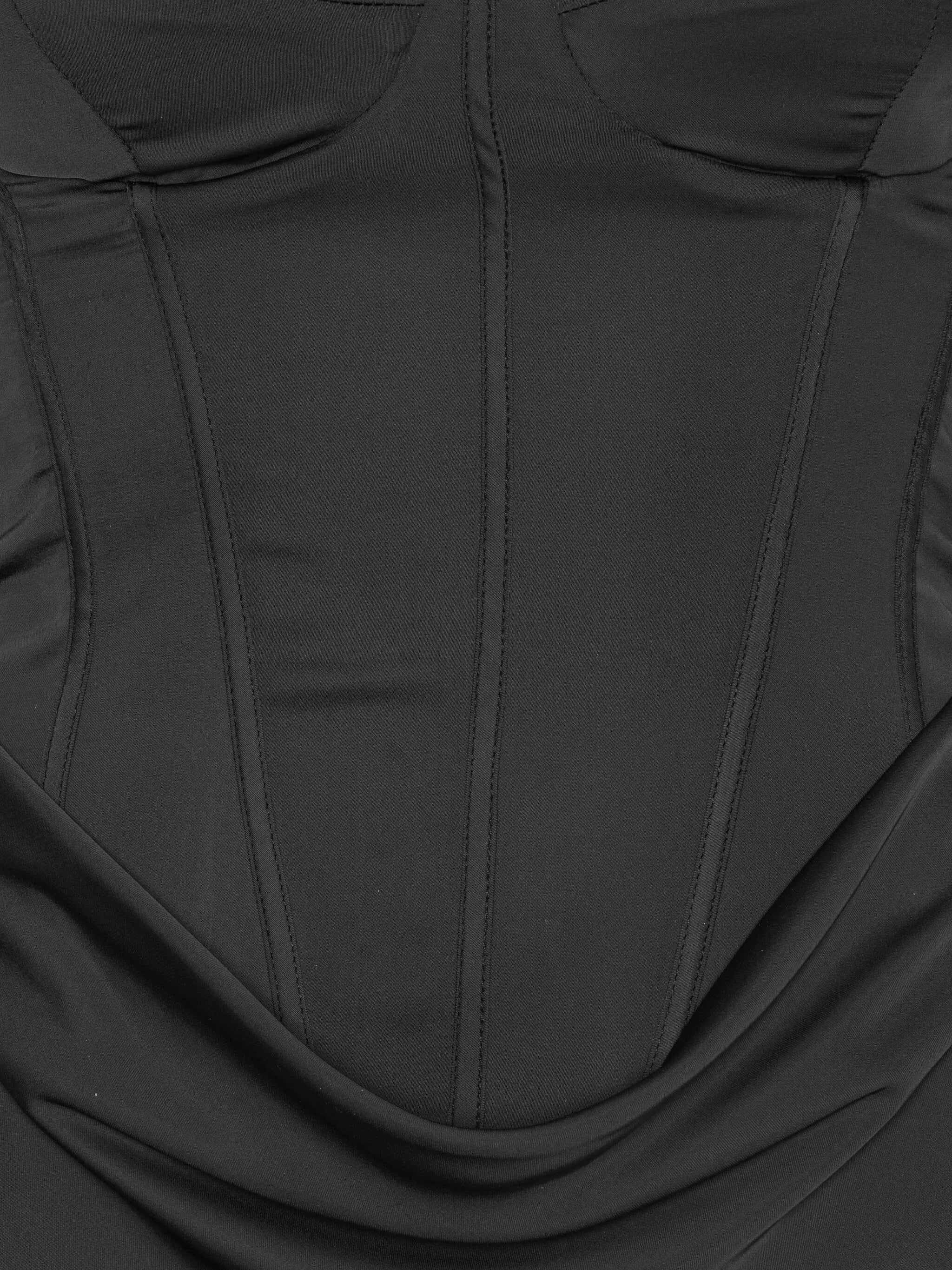 corset maxi dress