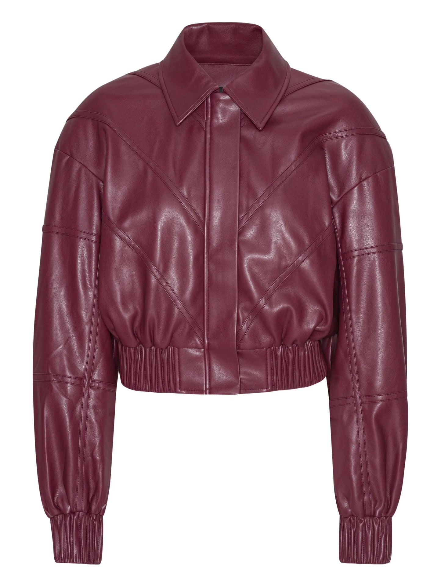 quilted panel bomber jacket