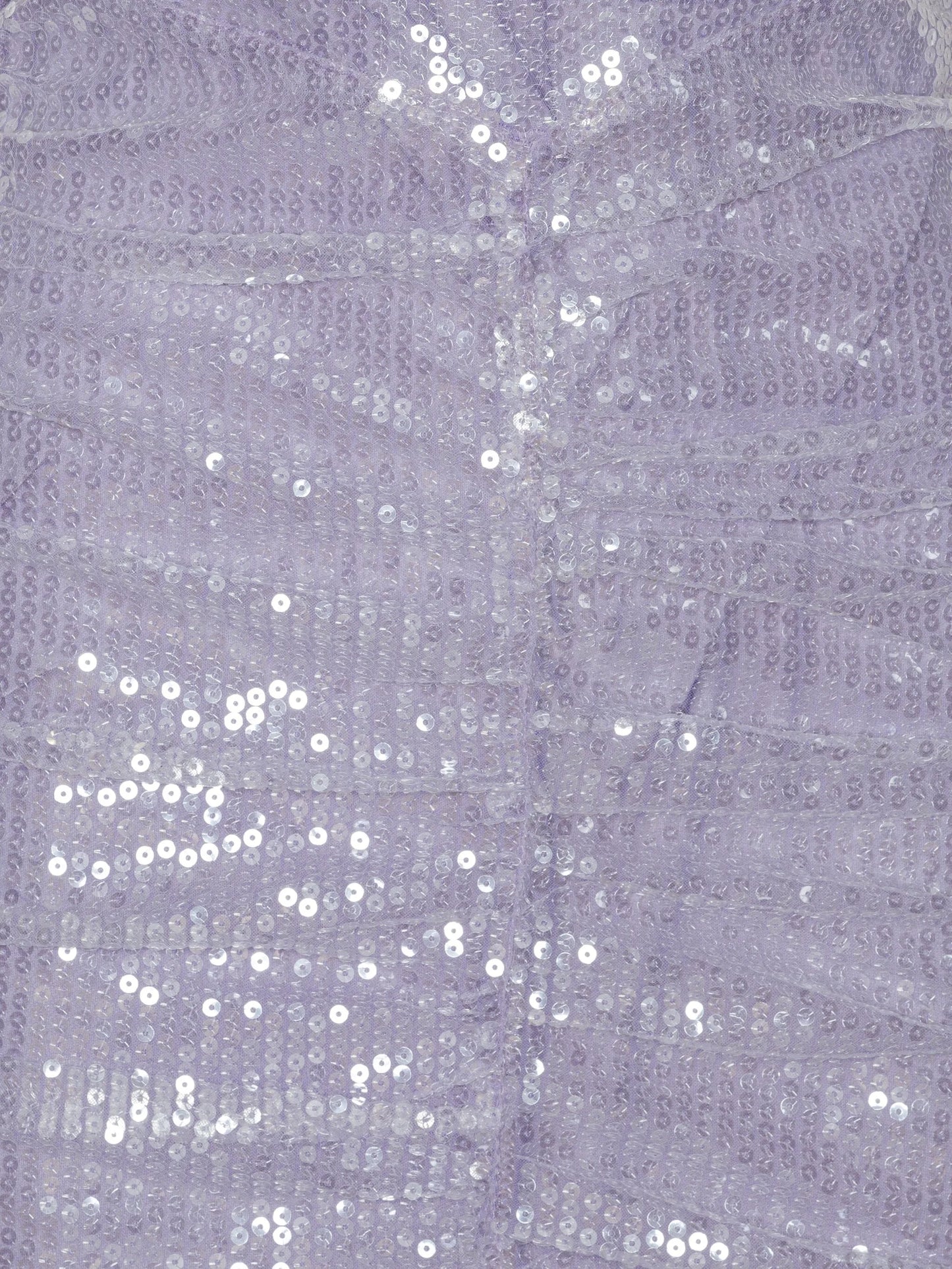 sequin high-neck midi dress