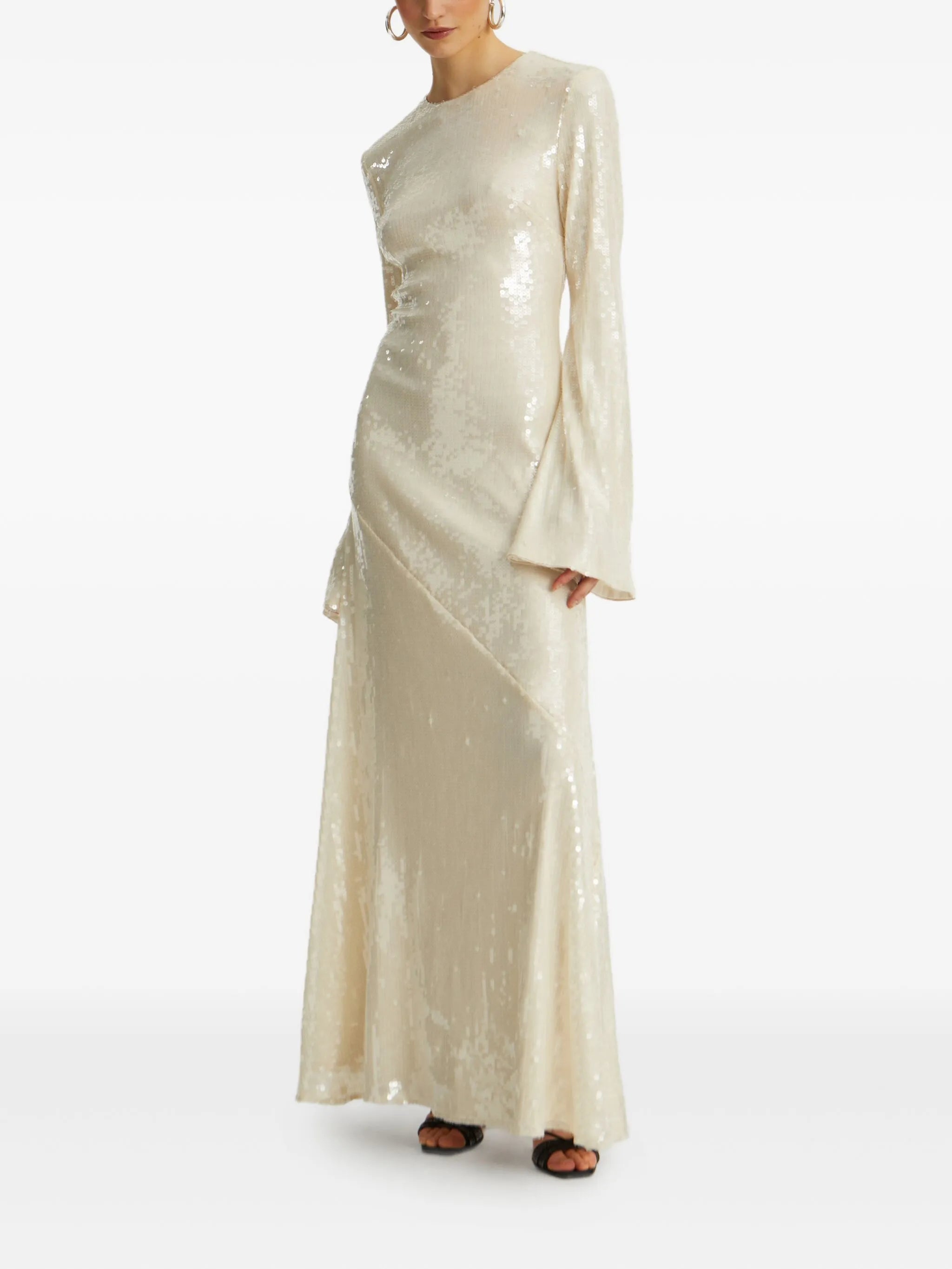 sequin-embellished maxi dress
