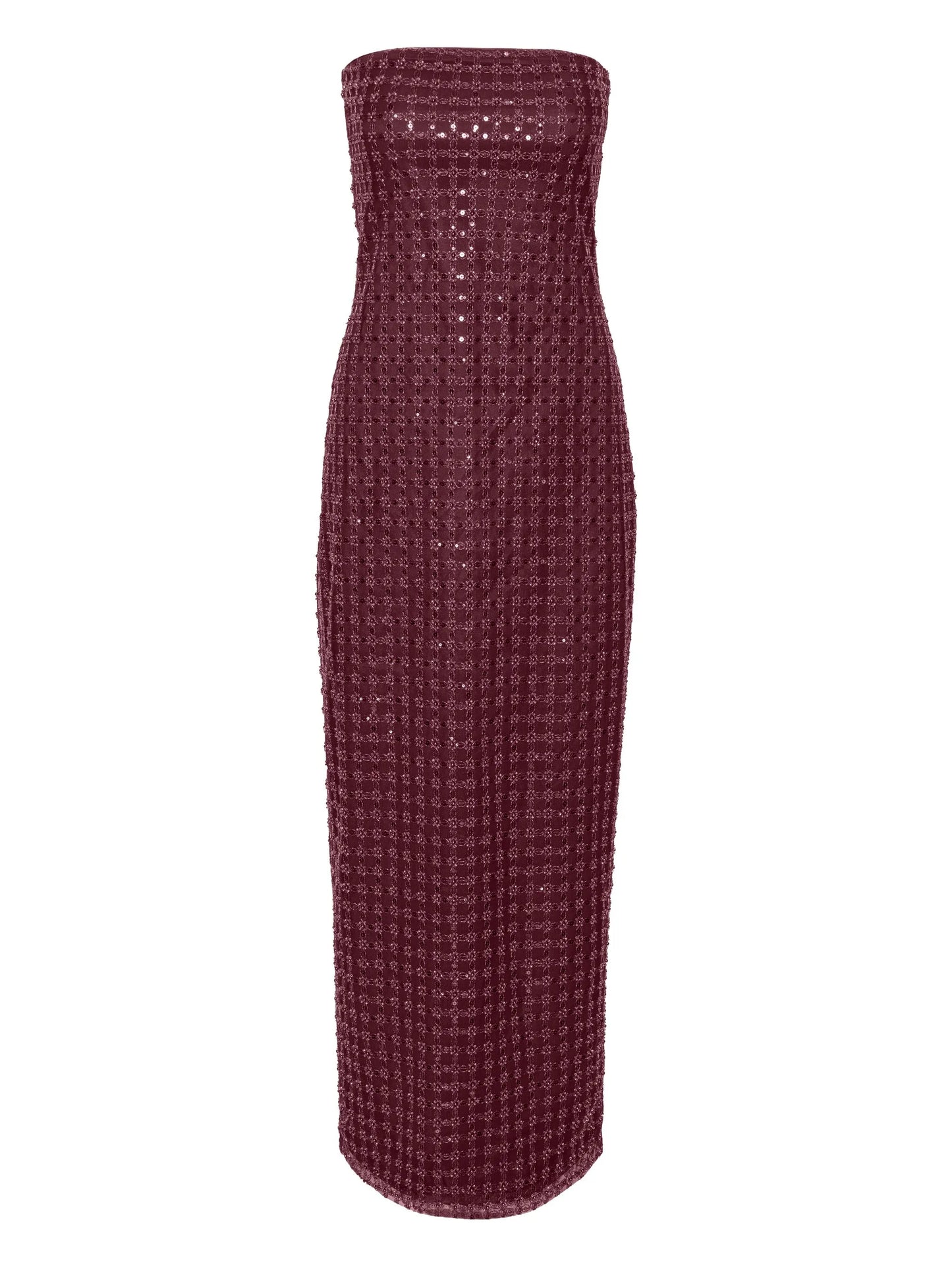 sequin-embellished maxi dress