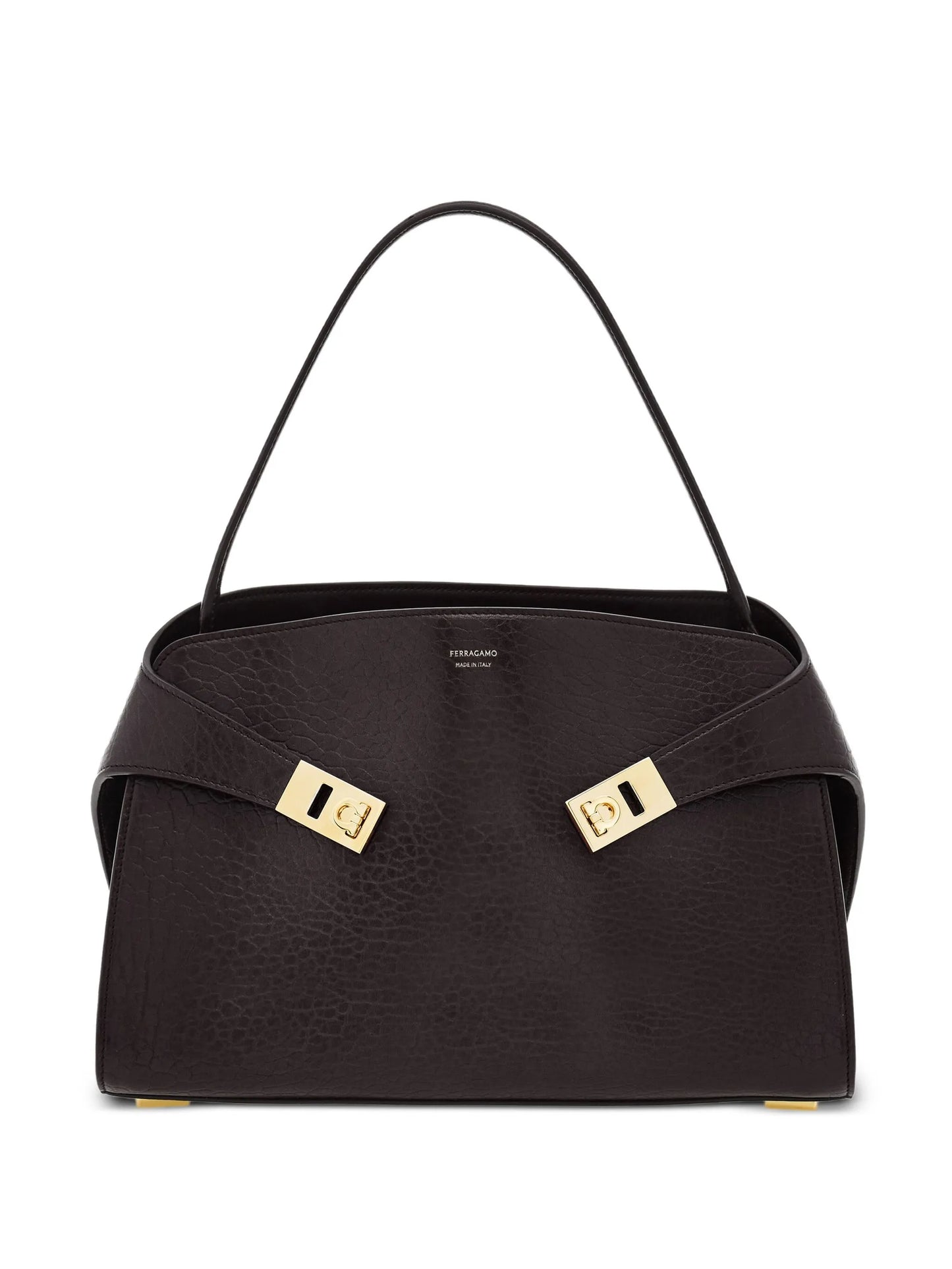 medium Hug Gancini-buckles shoulder bag