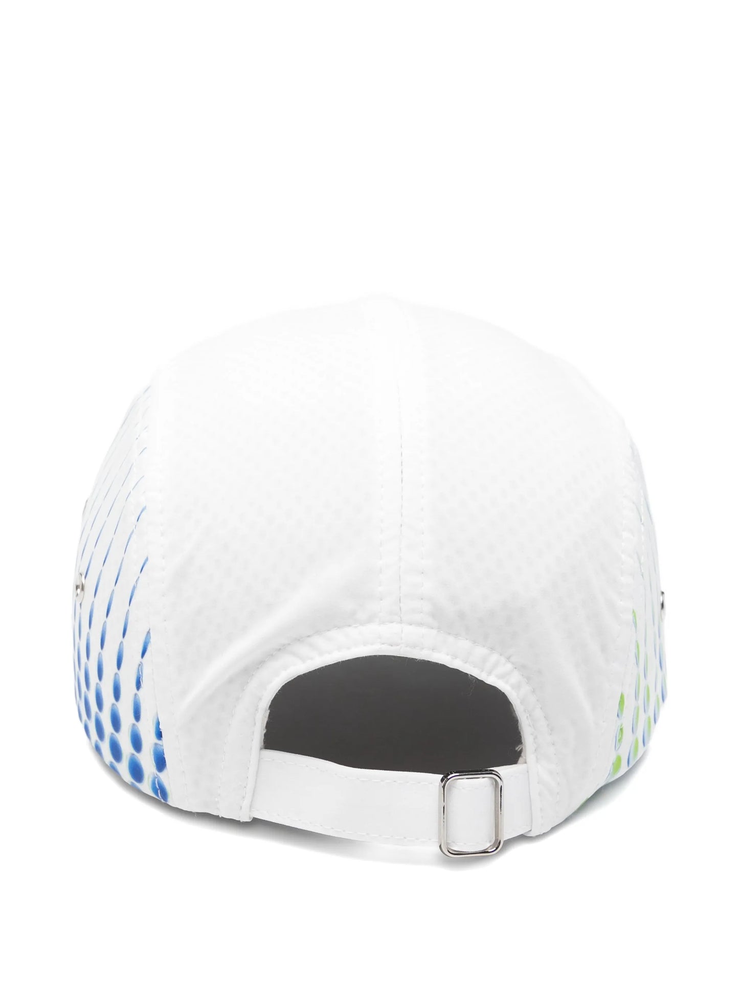 logo-appliqué patterned baseball cap